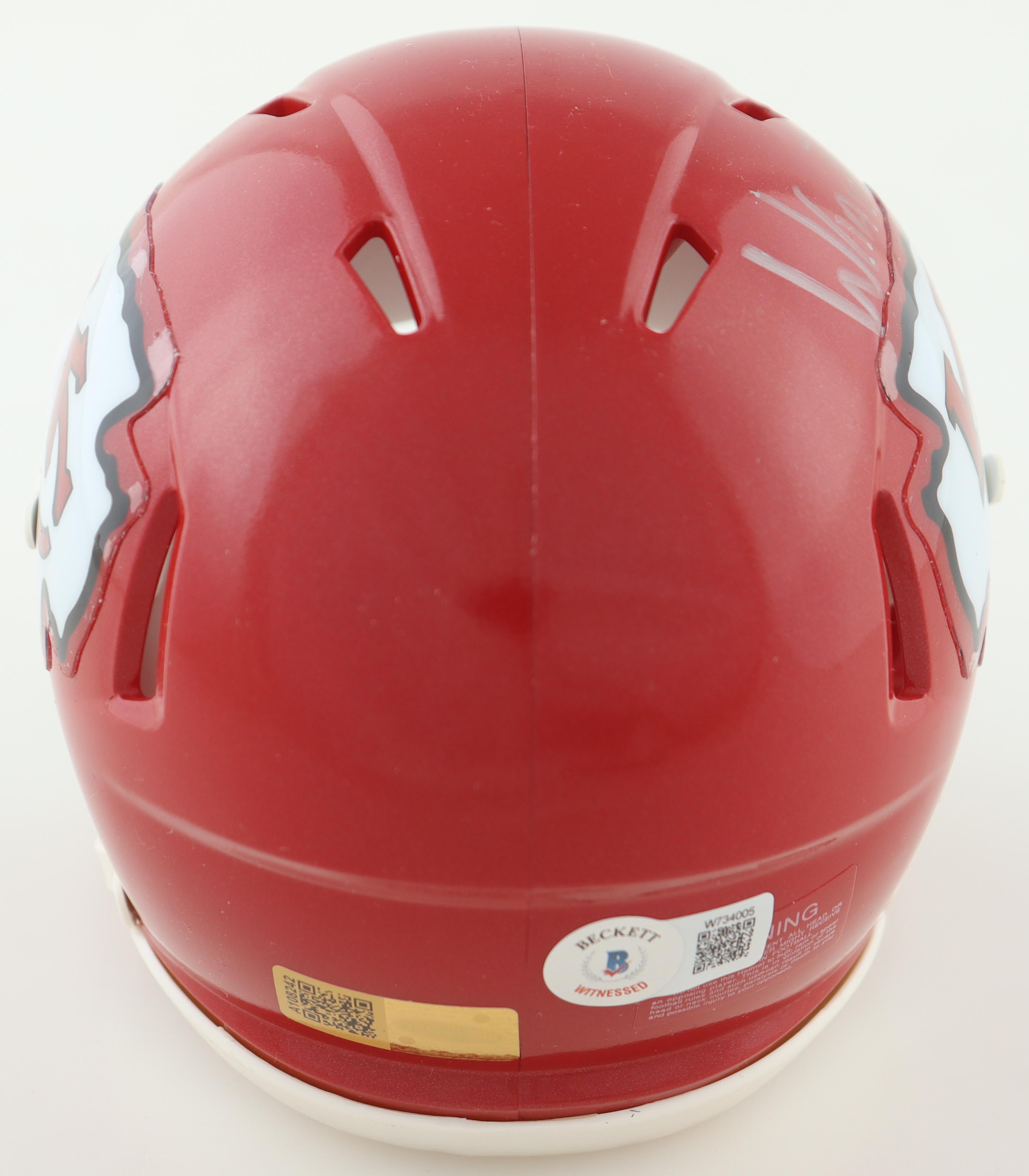 Willie Gay Jr. Signed Chiefs Speed Mini Helmet (Beckett & PIA) at PristineAuction.com Willie Gay Jr. Signed Chiefs Speed Mini Helmet (Beckett & PIA) at PristineAuction.com