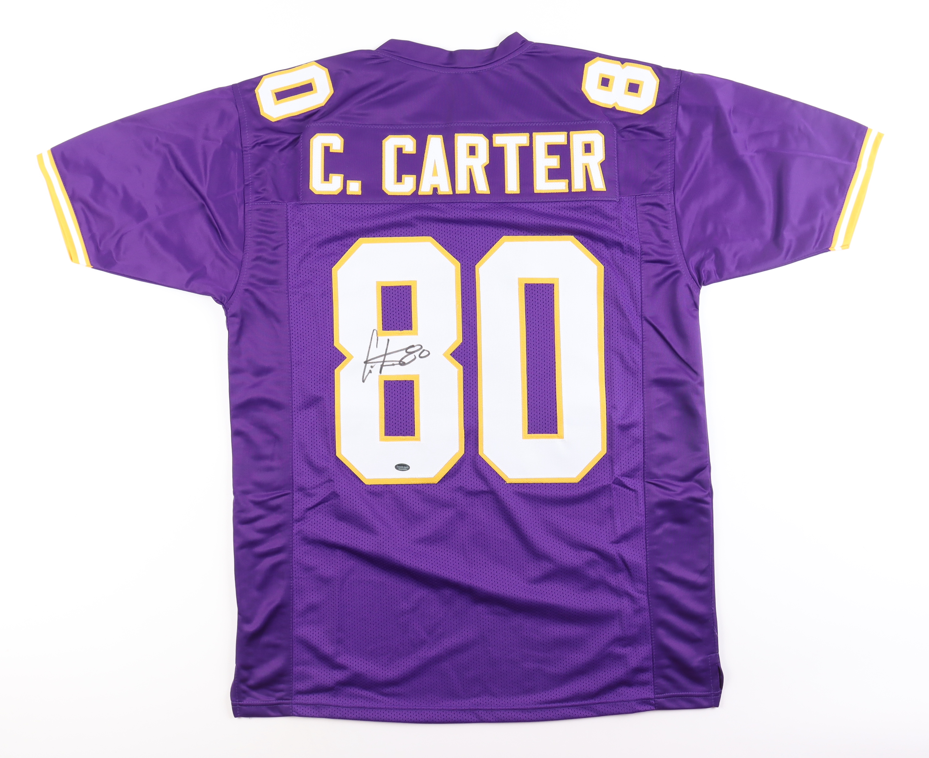 Cris Carter Signed Jersey (Schwartz) at PristineAuction.com Cris Carter Signed Jersey (Schwartz) at PristineAuction.com