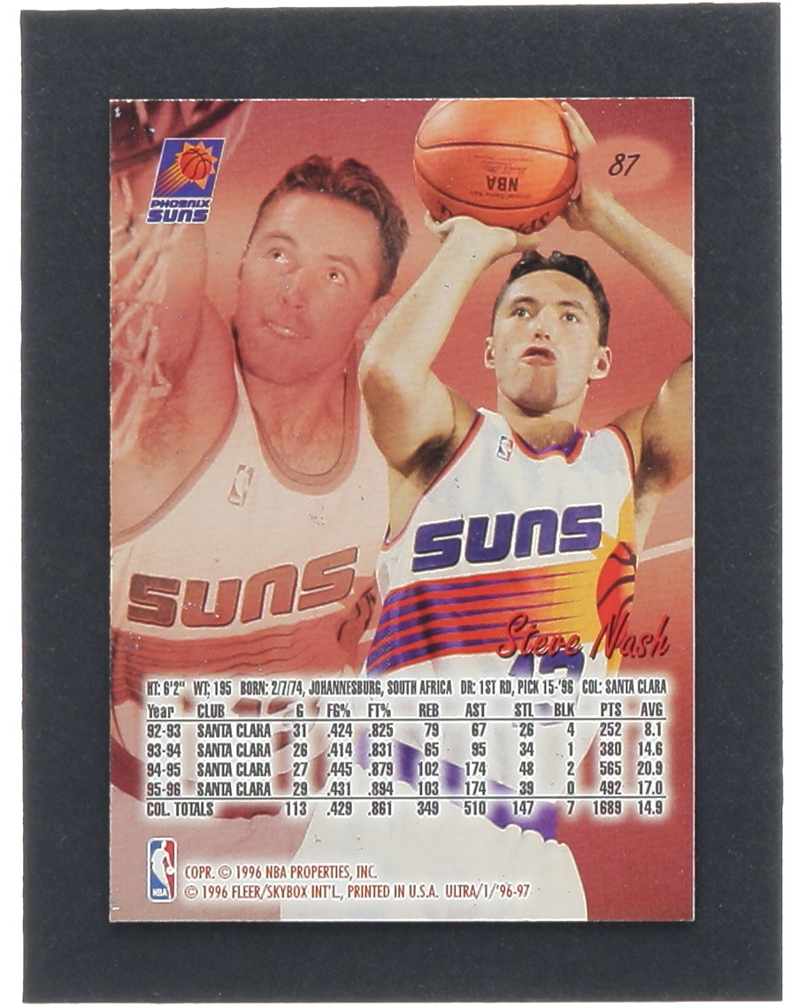 Steve Nash 1996-97 Ultra #87 RC at PristineAuction.com Steve Nash 1996-97 Ultra #87 RC at PristineAuction.com
