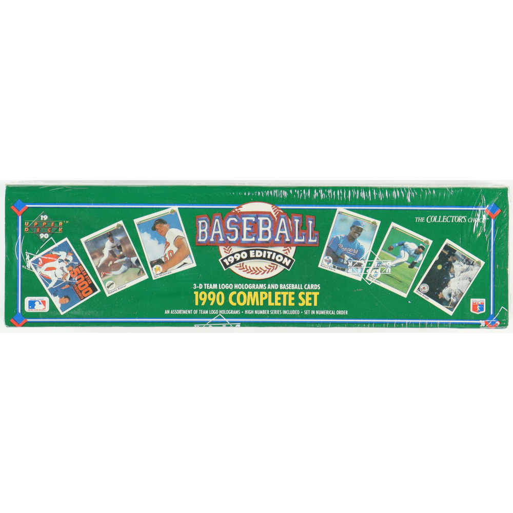 1990 Upper Deck Baseball Factory Set With (800) Cards at PristineAuction.com