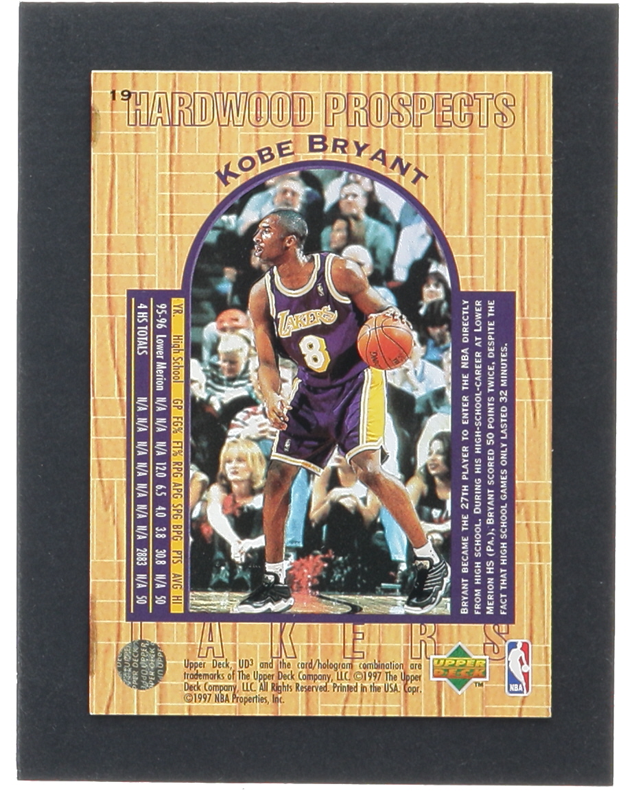 Kobe Bryant 1996-97 UD3 #19 RC at PristineAuction.com Kobe Bryant 1996-97 UD3 #19 RC at PristineAuction.com