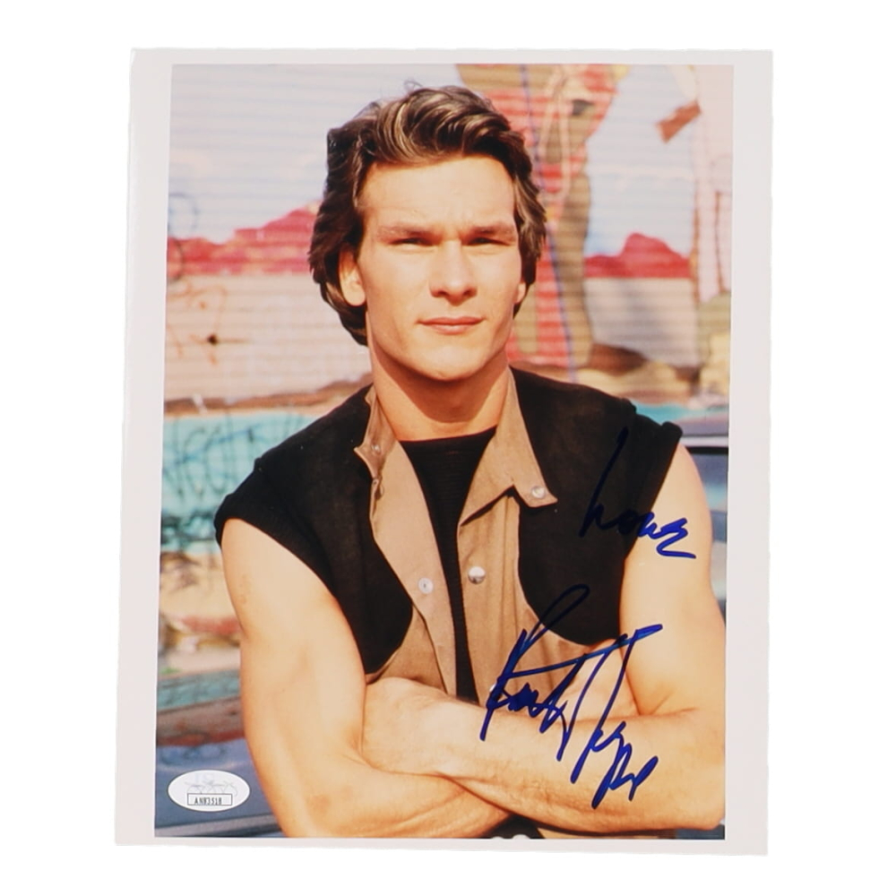 Patrick Swayze Signed 8x10 Photo (JSA) Pristine Auction(00)