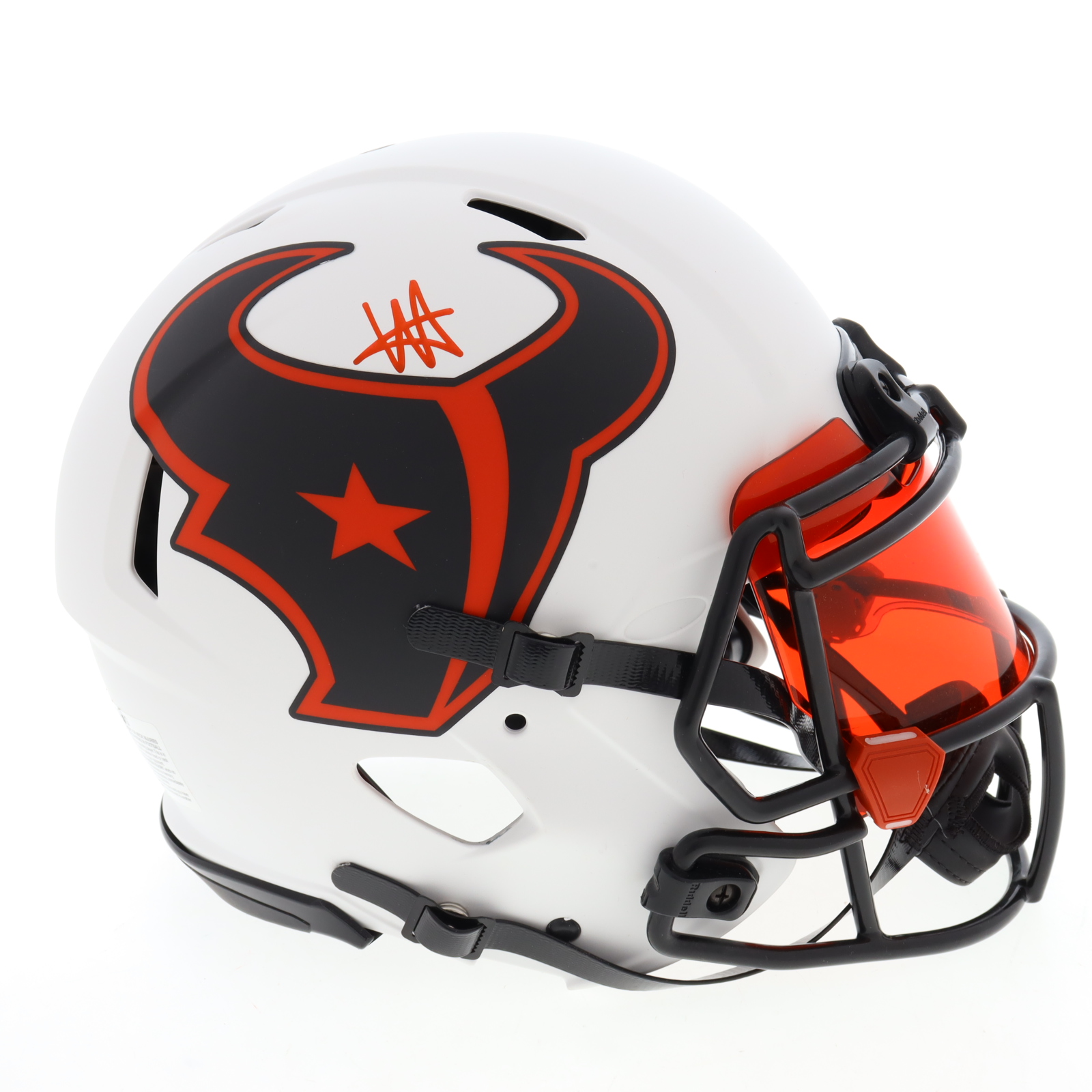 Will Anderson Jr. Signed Texans Full-Size Authentic On-Field Lunar Eclipse Alternate Speed Helmet With Visor (Fanatics) at PristineAuction.com Will Anderson Jr. Signed Texans Full-Size Authentic On-Field Lunar Eclipse Alternate Speed Helmet With Visor (Fanatics) at PristineAuction.com