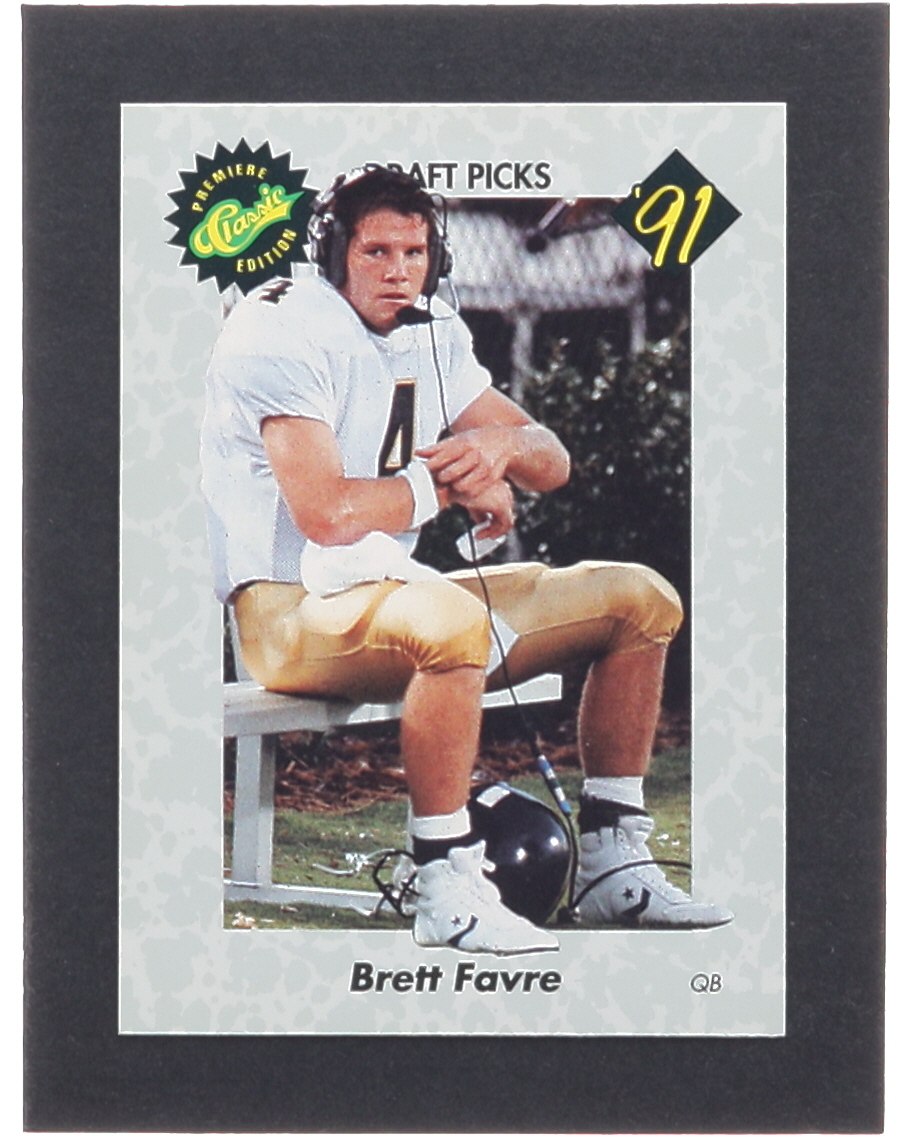 Brett Favre 1991 Classic #30 RC at PristineAuction.com Brett Favre 1991 Classic #30 RC at PristineAuction.com