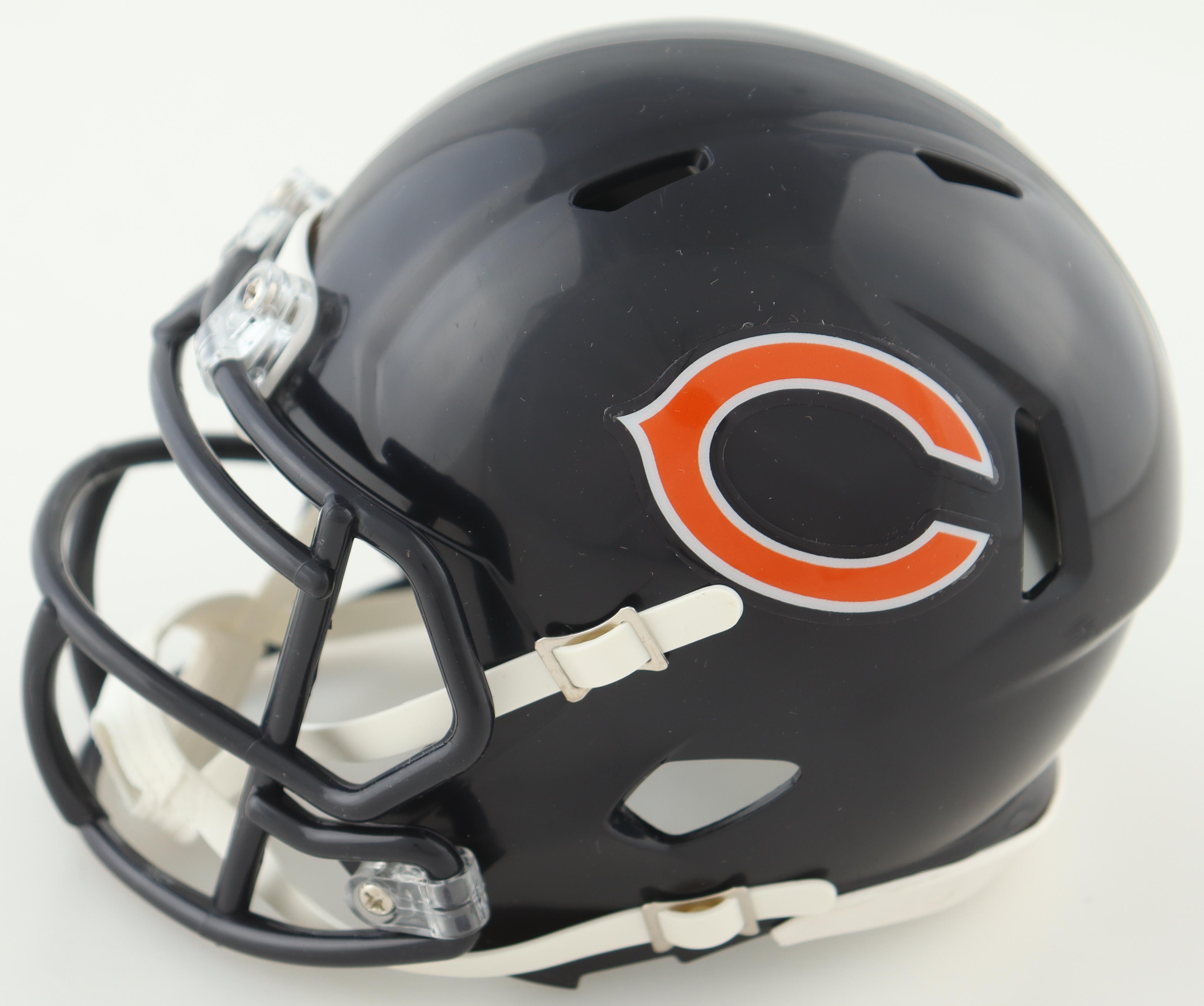 Tremaine Edmunds Signed Bears Speed Mini Helmet (Beckett) at PristineAuction.com Tremaine Edmunds Signed Bears Speed Mini Helmet (Beckett) at PristineAuction.com