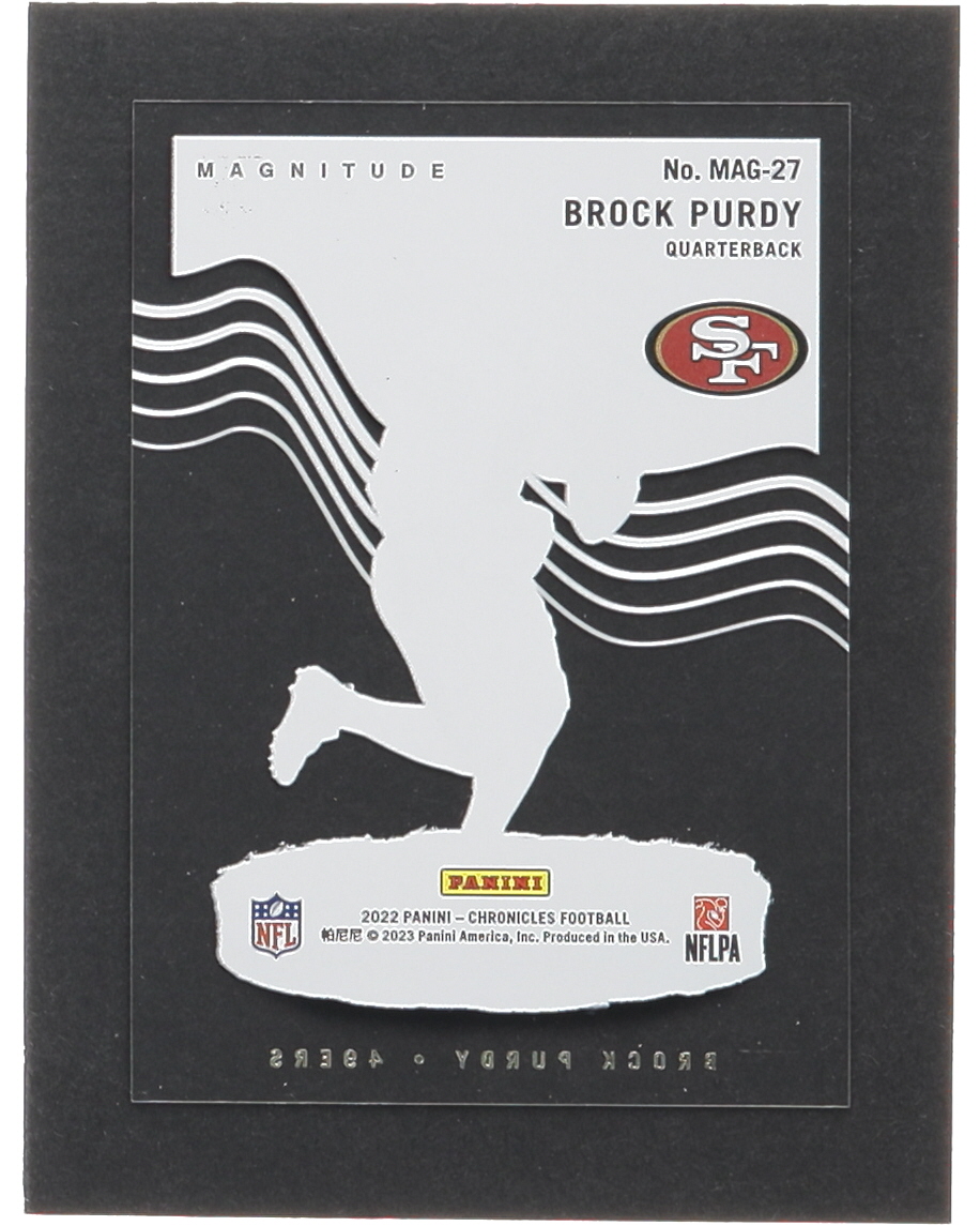 Brock Purdy 2022 Panini Chronicles Magnitude #27 RC at PristineAuction.com Brock Purdy 2022 Panini Chronicles Magnitude #27 RC at PristineAuction.com