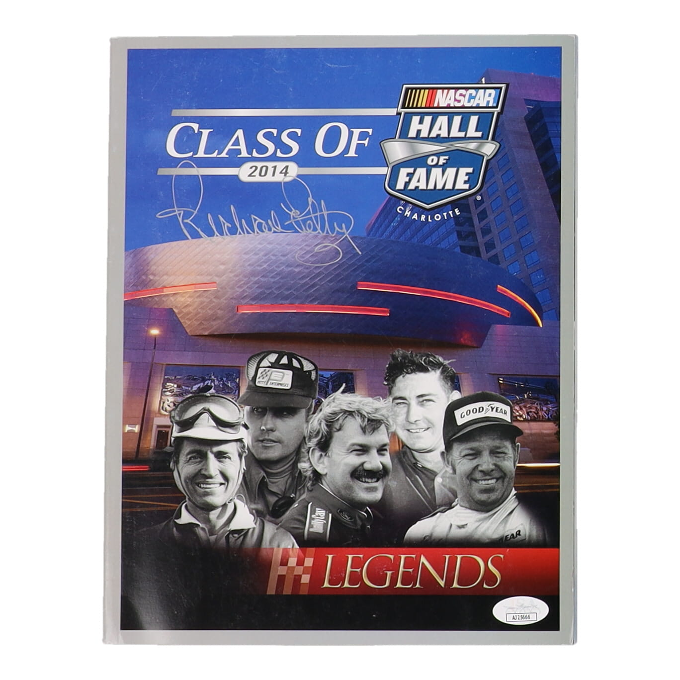 Richard Petty Signed 2014 NASCAR Hall of Fame Souvenir Magazine (JSA) at PristineAuction.com Richard Petty Signed 2014 NASCAR Hall of Fame Souvenir Magazine (JSA) at PristineAuction.com