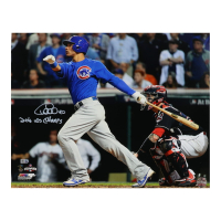 Wilson Contreras Signed Cubs 16x20 Photo Inscribed "2016 WS Champs" (MLB) at PristineAuction.com