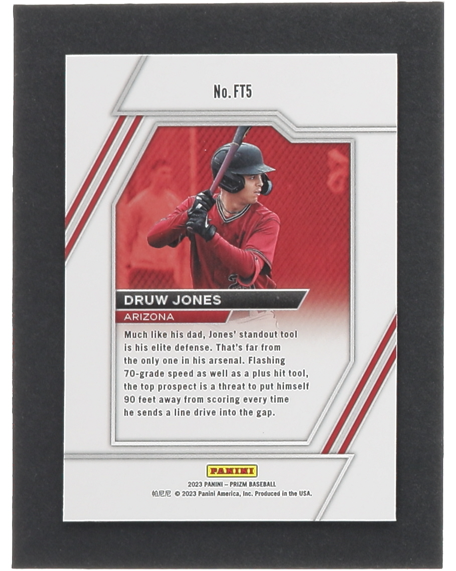 Druw Jones 2023 Panini Prizm Future Tools #5 RC at PristineAuction.com Druw Jones 2023 Panini Prizm Future Tools #5 RC at PristineAuction.com
