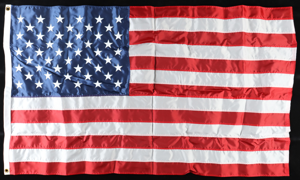 American Flag Flown Over the Capitol For The Great American Eclipse