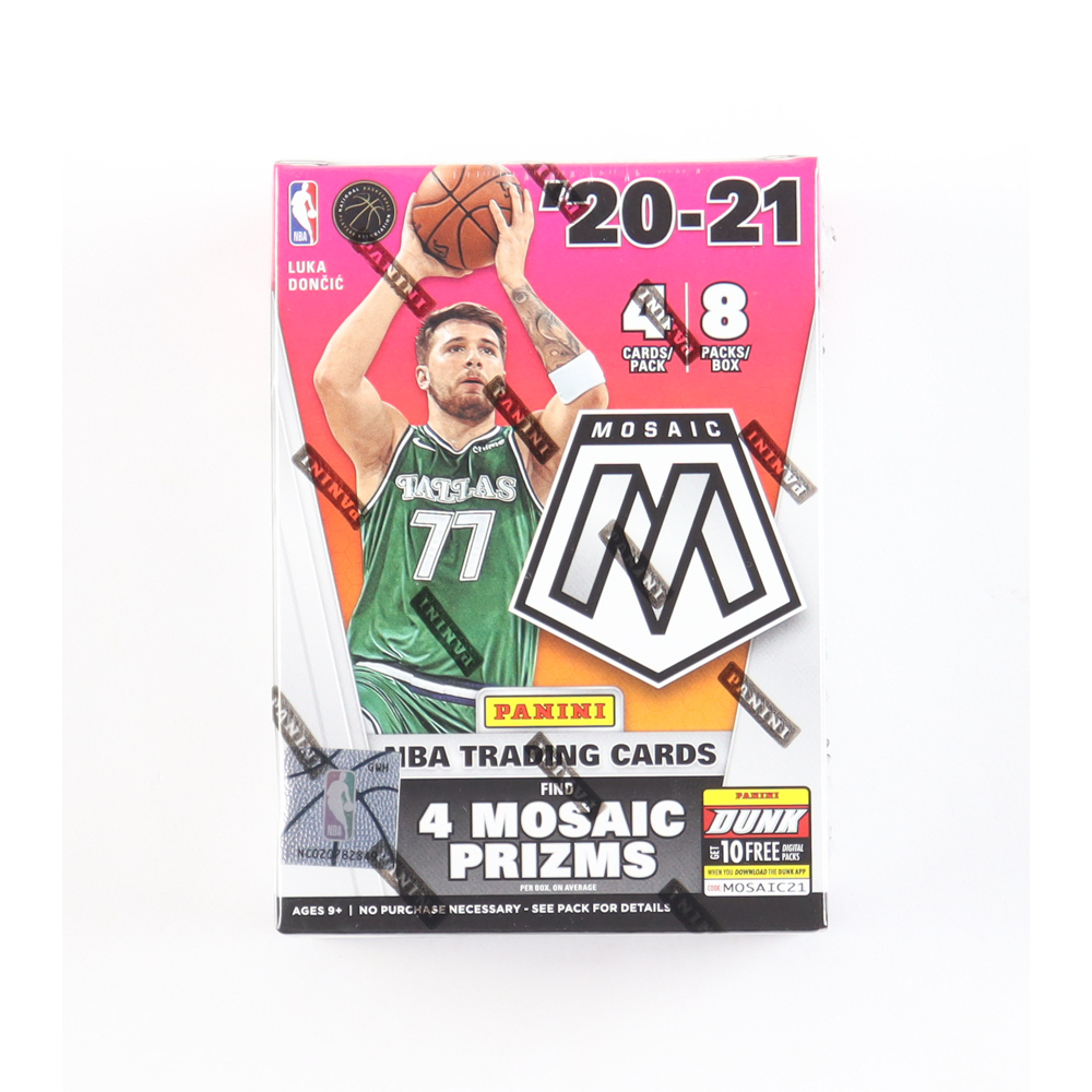 2020-21 Panini Mosaic Basketball Blaster Box with (8) Packs at PristineAuction.com
