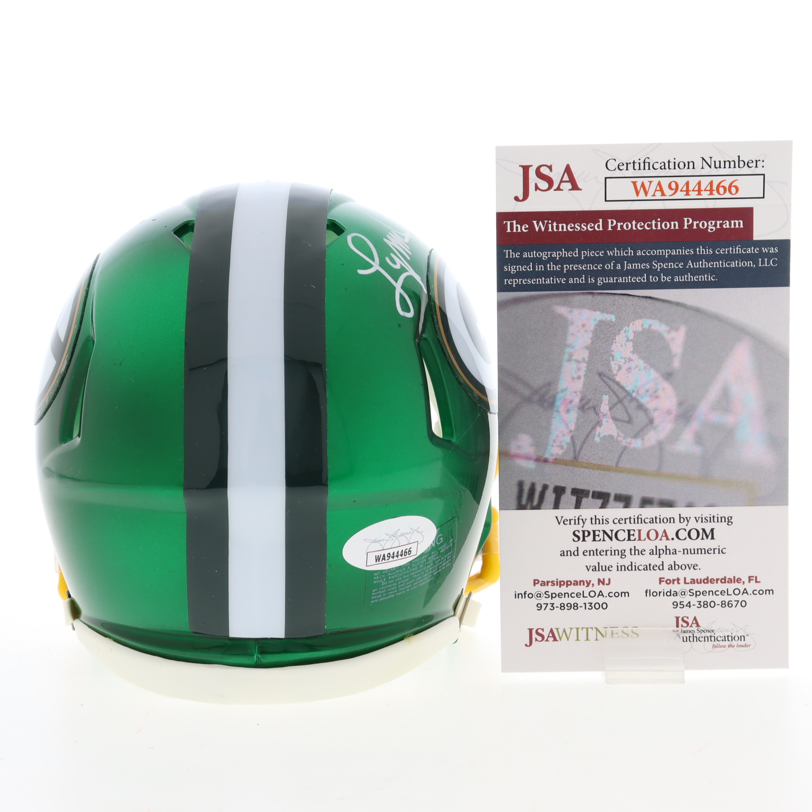Lynn Dickey Signed Packers Flash Alternate Speed Mini Helmet (JSA) at PristineAuction.com Lynn Dickey Signed Packers Flash Alternate Speed Mini Helmet (JSA) at PristineAuction.com