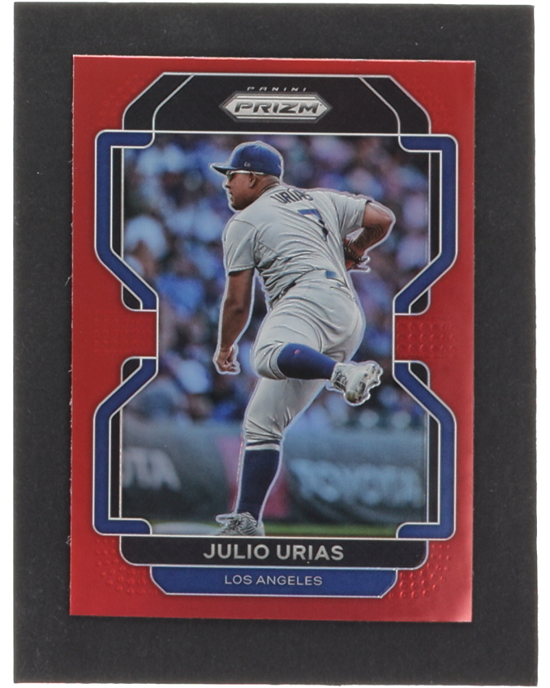 Julio Urias 2022 Panini Prizm Prizms Red #79