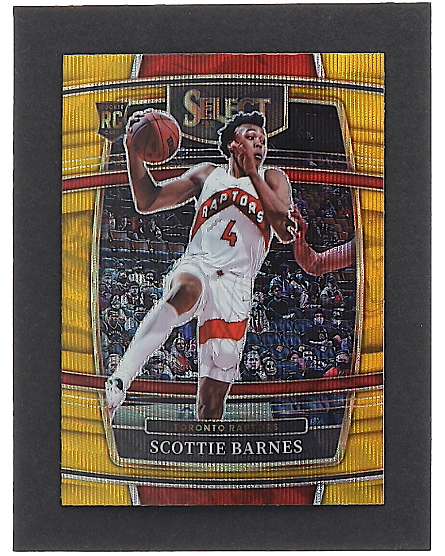 Scottie Barnes 2021-22 Select Prizms Gold Wave #74 RC at PristineAuction.com Scottie Barnes 2021-22 Select Prizms Gold Wave #74 RC at PristineAuction.com