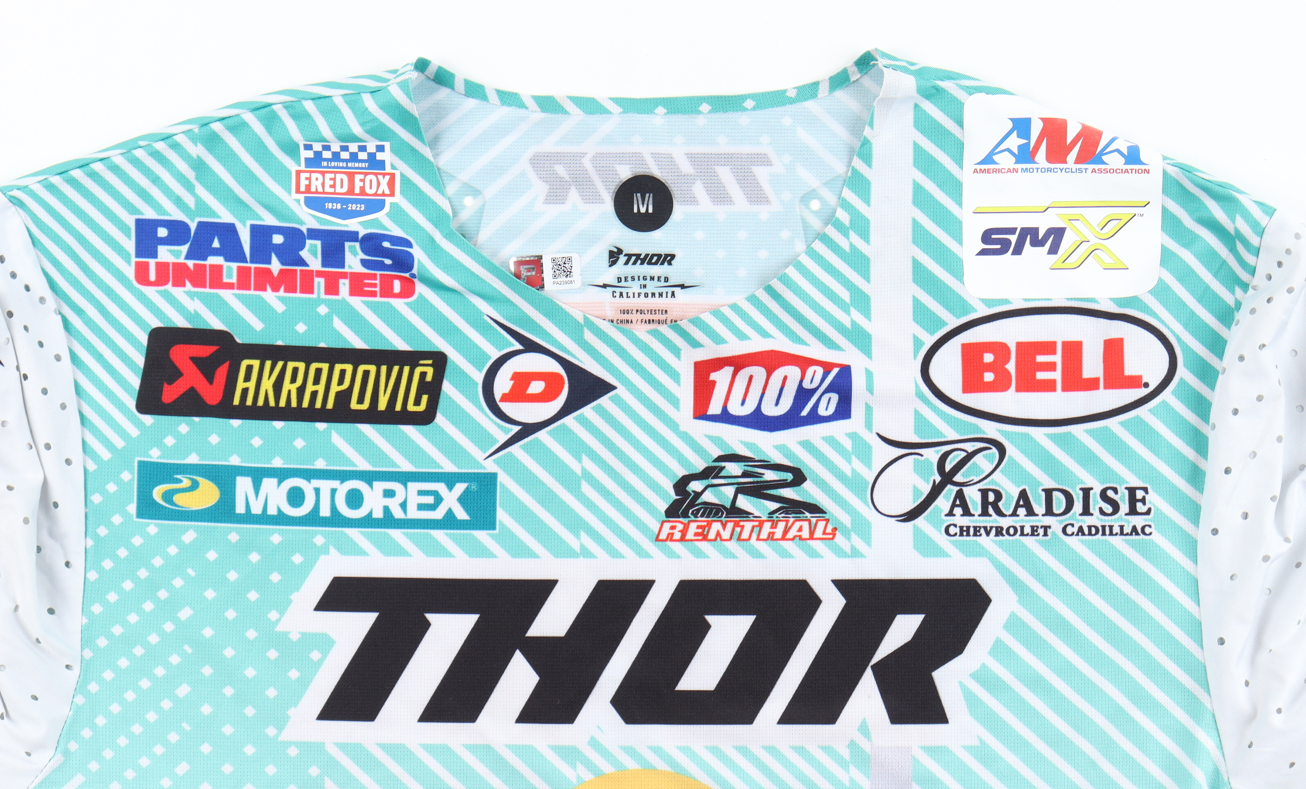 Cooper Webb Signed & Worn Jersey Inscribed "Last One" (PA) at PristineAuction.com Cooper Webb Signed & Worn Jersey Inscribed "Last One" (PA) at PristineAuction.com