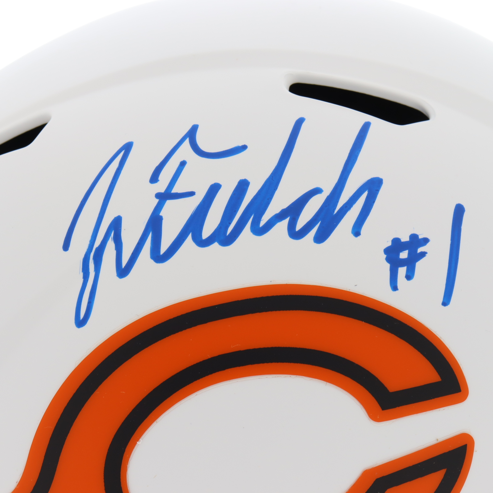 Justin Fields Signed Bears Full-Size Eclipse Alternate Speed Helmet (Beckett) at PristineAuction.com Justin Fields Signed Bears Full-Size Eclipse Alternate Speed Helmet (Beckett) at PristineAuction.com