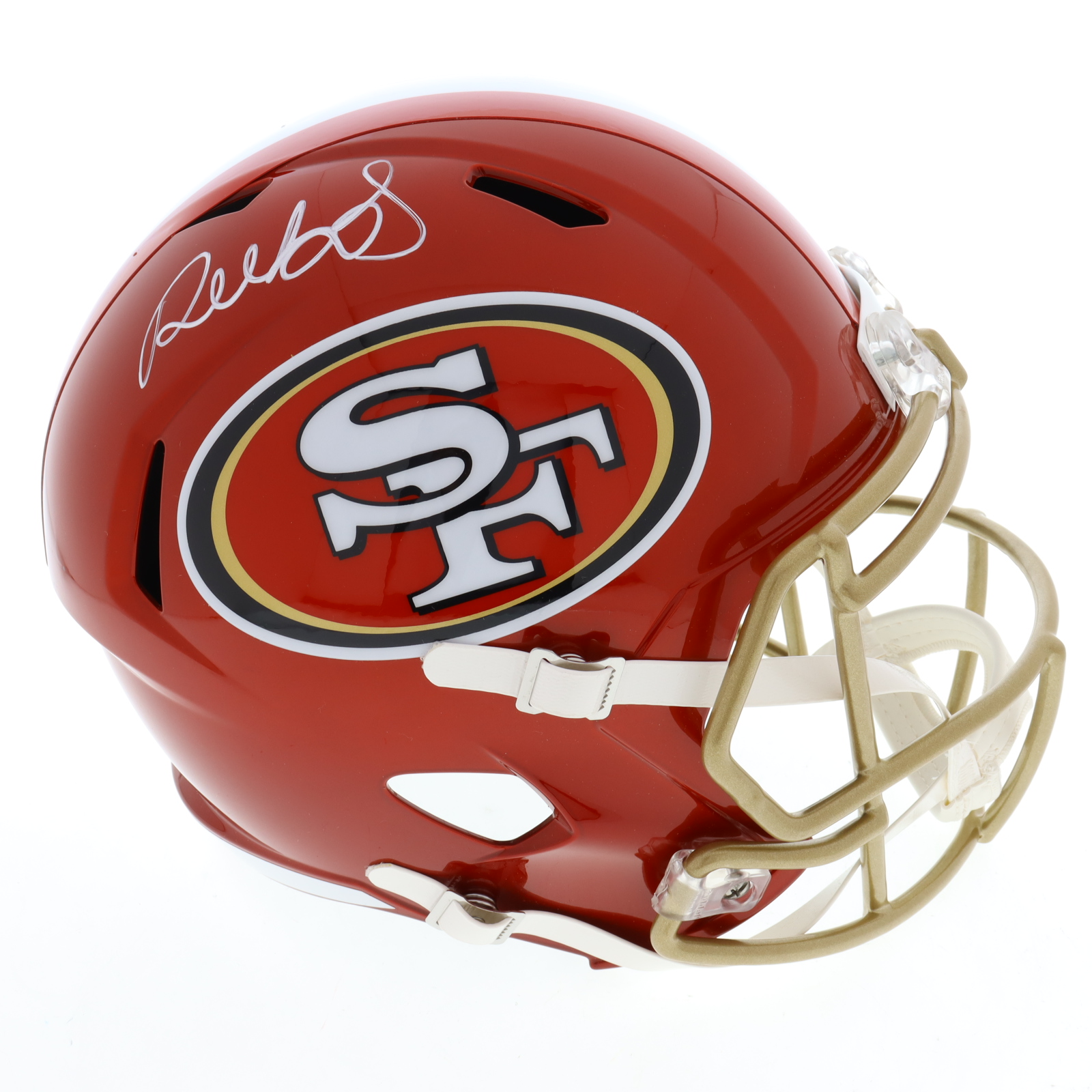 Deebo Samuel Signed 49ers Full-Size Flash Alternate Speed Helmet (Beckett) at PristineAuction.com Deebo Samuel Signed 49ers Full-Size Flash Alternate Speed Helmet (Beckett) at PristineAuction.com