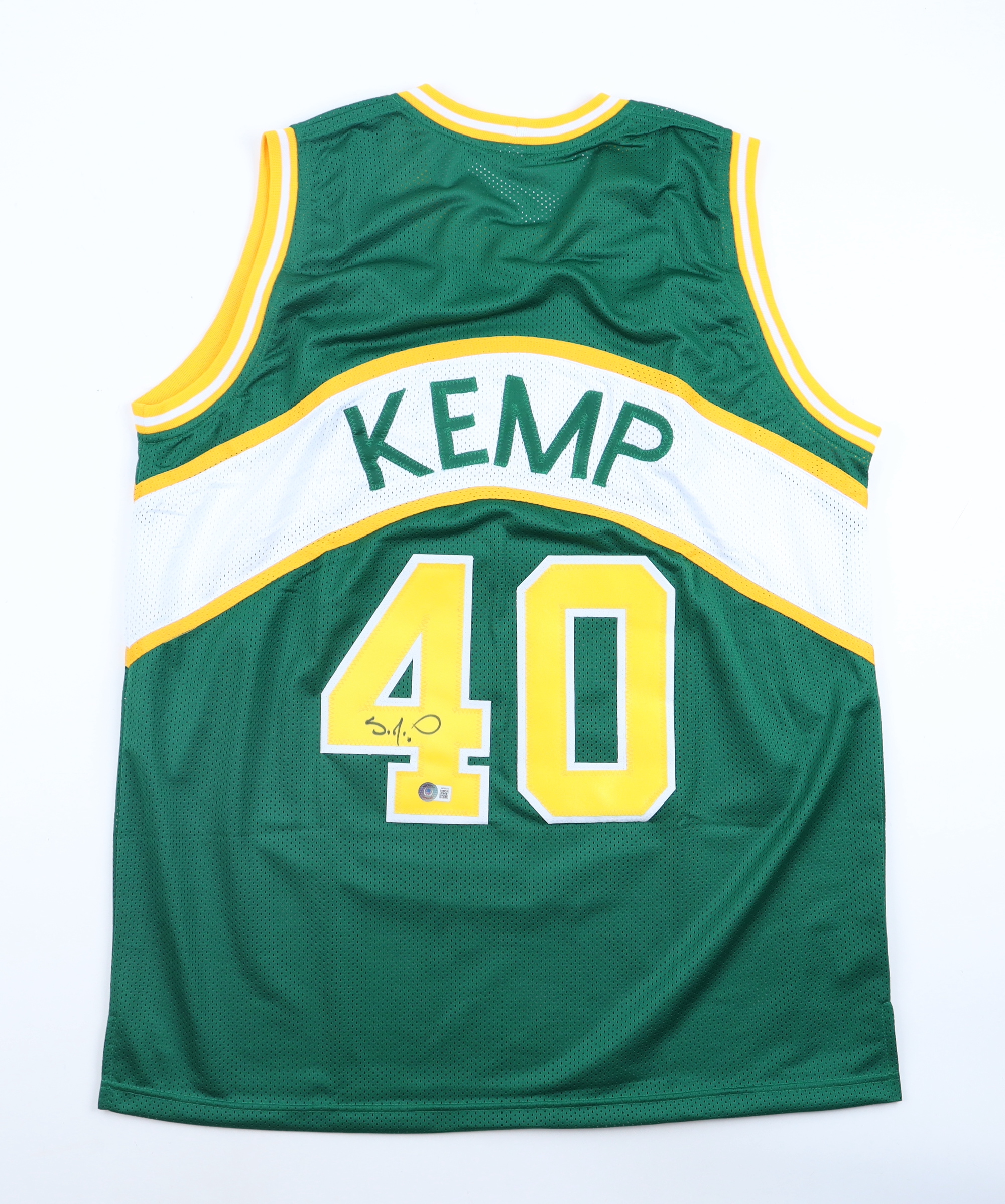Shawn Kemp Signed Jersey (Beckett) at PristineAuction.com Shawn Kemp Signed Jersey (Beckett) at PristineAuction.com