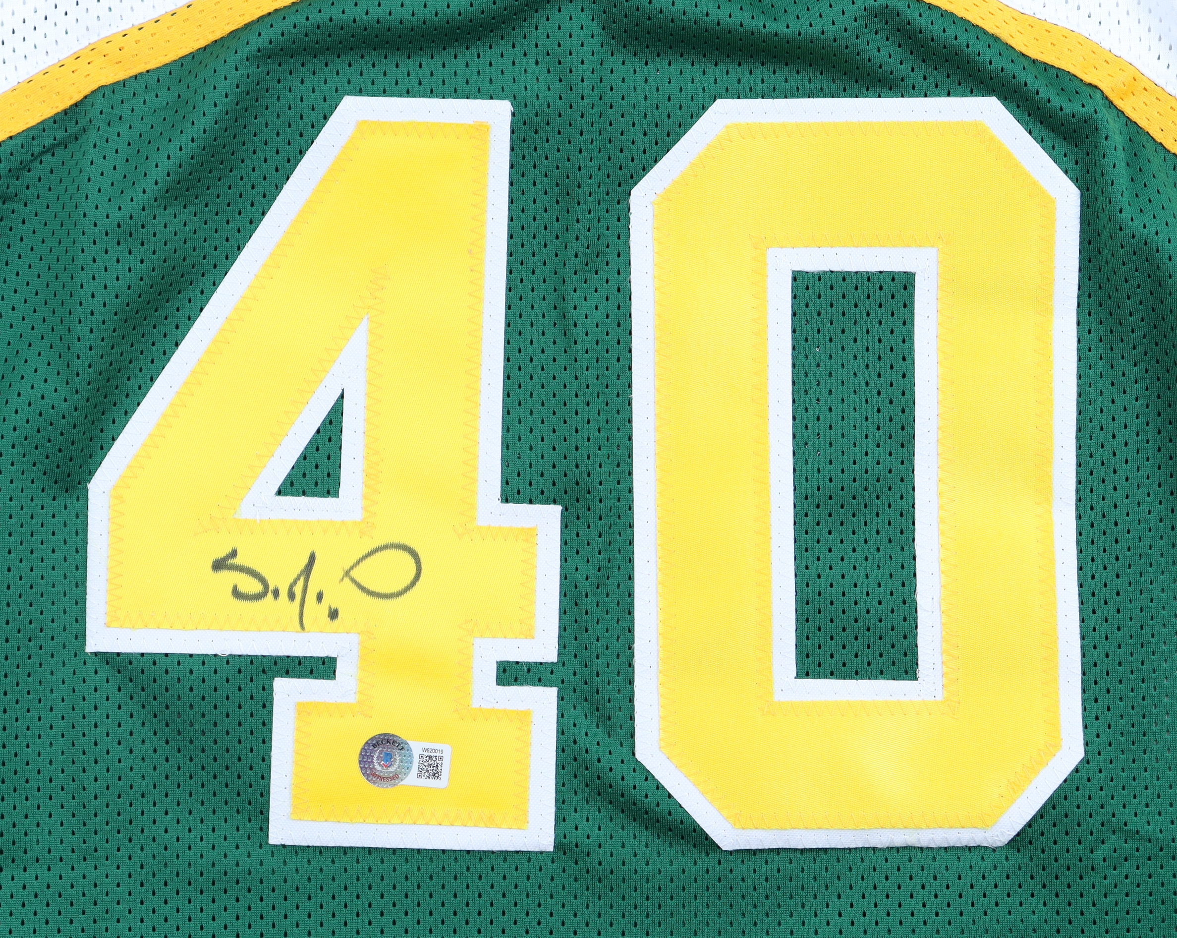 Shawn Kemp Signed Jersey (Beckett) at PristineAuction.com Shawn Kemp Signed Jersey (Beckett) at PristineAuction.com