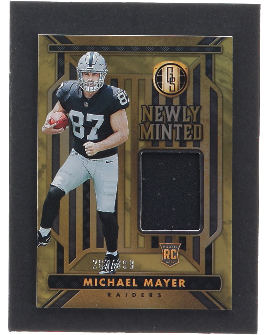 Michael Mayer 2023 Panini Gold Standard Newly Minted Memorabilia #26 RC #287/399 at PristineAuction.com Michael Mayer 2023 Panini Gold Standard Newly Minted Memorabilia #26 RC #287/399 at PristineAuction.com