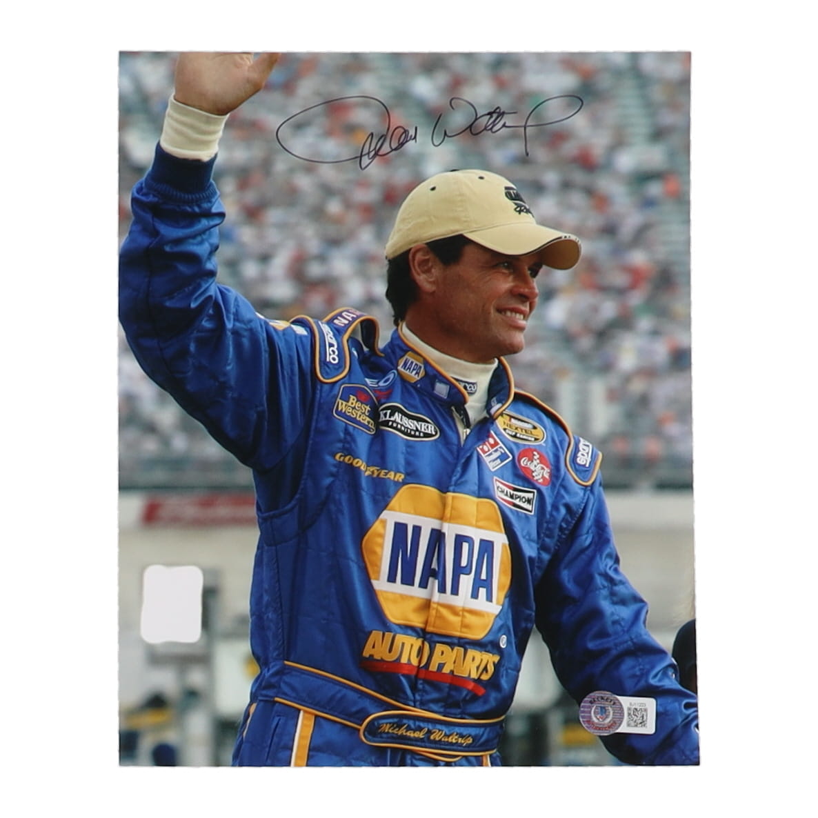 Michael Waltrip Signed NASCAR 8x10 Photo (Beckett) at PristineAuction.com Michael Waltrip Signed NASCAR 8x10 Photo (Beckett) at PristineAuction.com