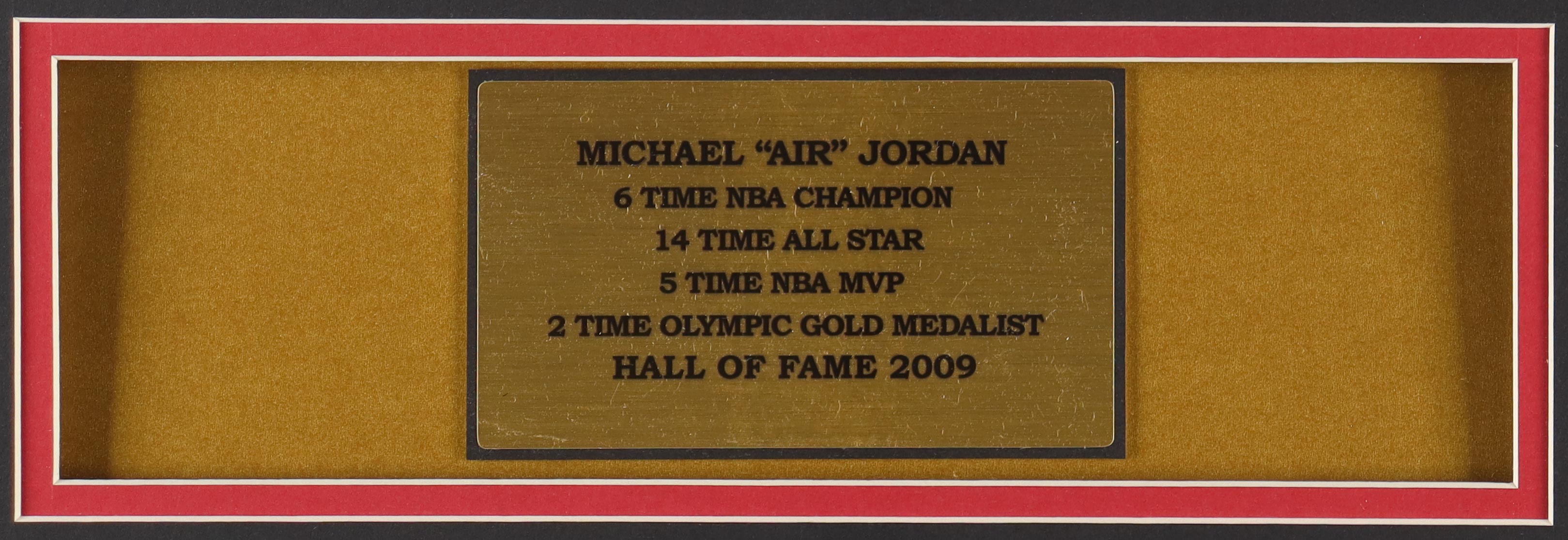 Michael Jordan Custom Framed Jersey Display at PristineAuction.com Michael Jordan Custom Framed Jersey Display at PristineAuction.com