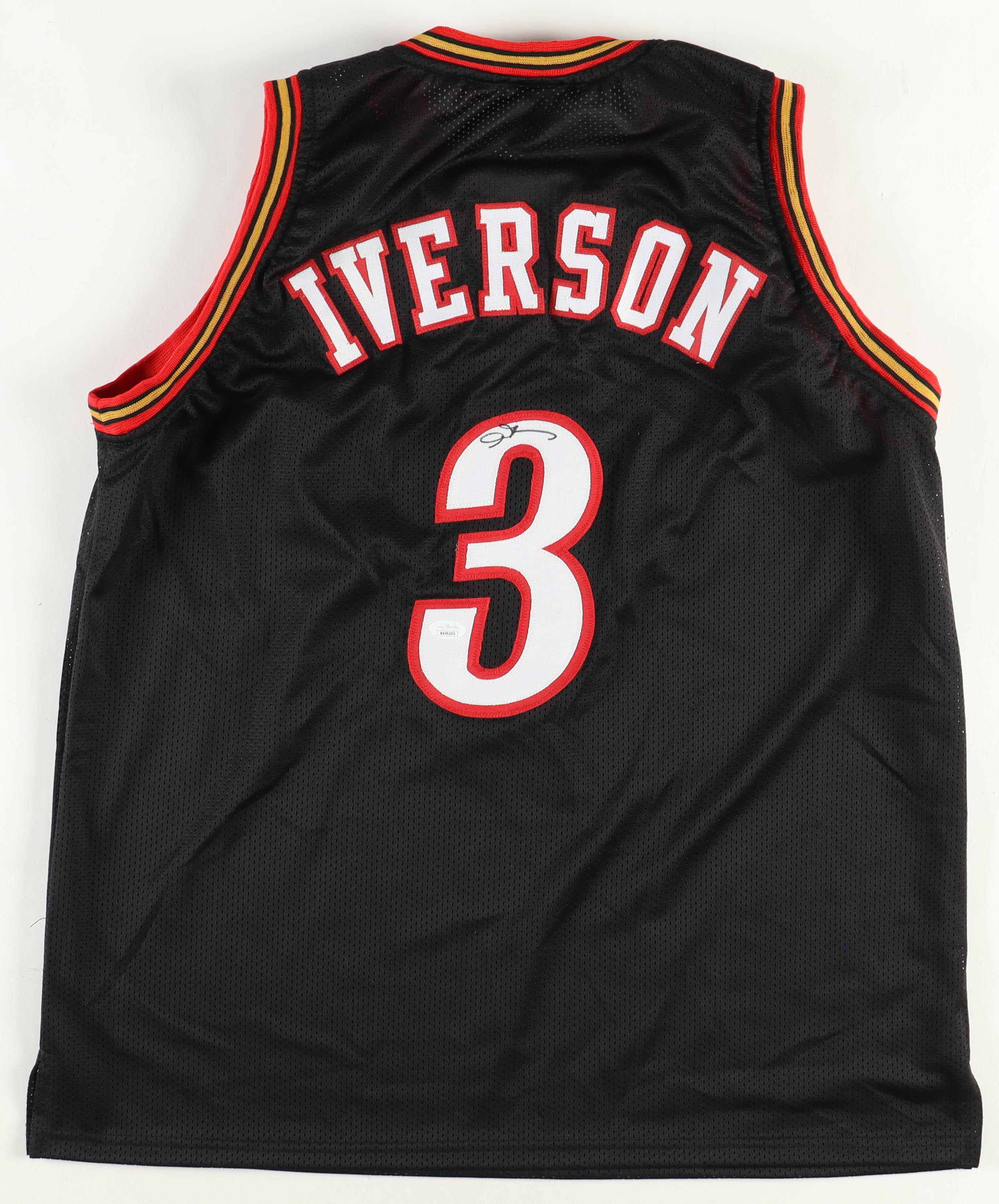 Allen Iverson Signed Jersey (JSA) at PristineAuction.com Allen Iverson Signed Jersey (JSA) at PristineAuction.com