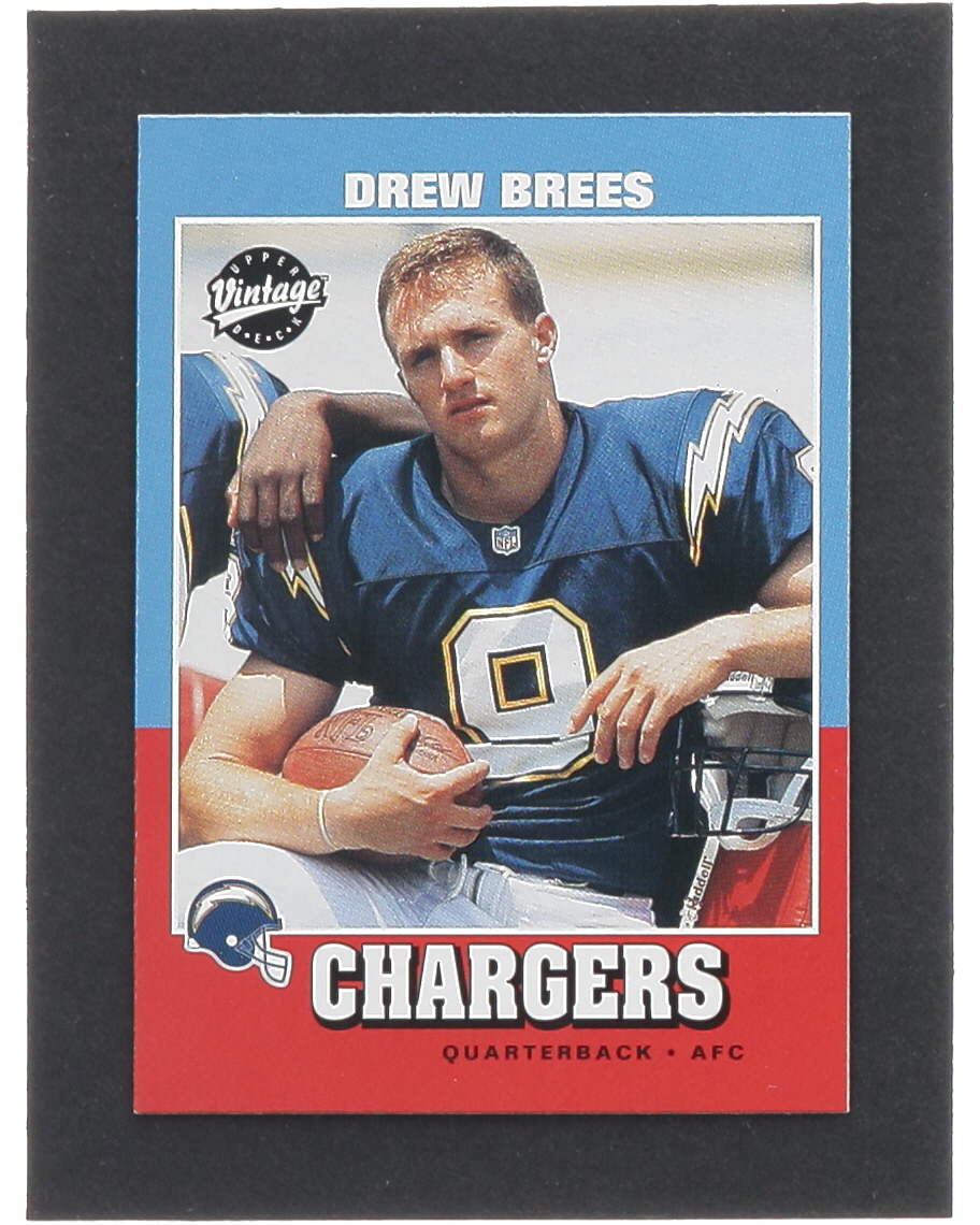 Drew Brees 2001 Upper Deck Vintage #251 RC at PristineAuction.com Drew Brees 2001 Upper Deck Vintage #251 RC at PristineAuction.com
