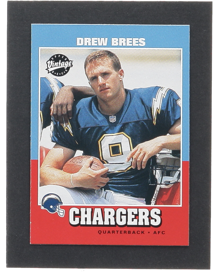 Drew Brees 2001 Upper Deck Vintage #251 RC at PristineAuction.com Drew Brees 2001 Upper Deck Vintage #251 RC at PristineAuction.com