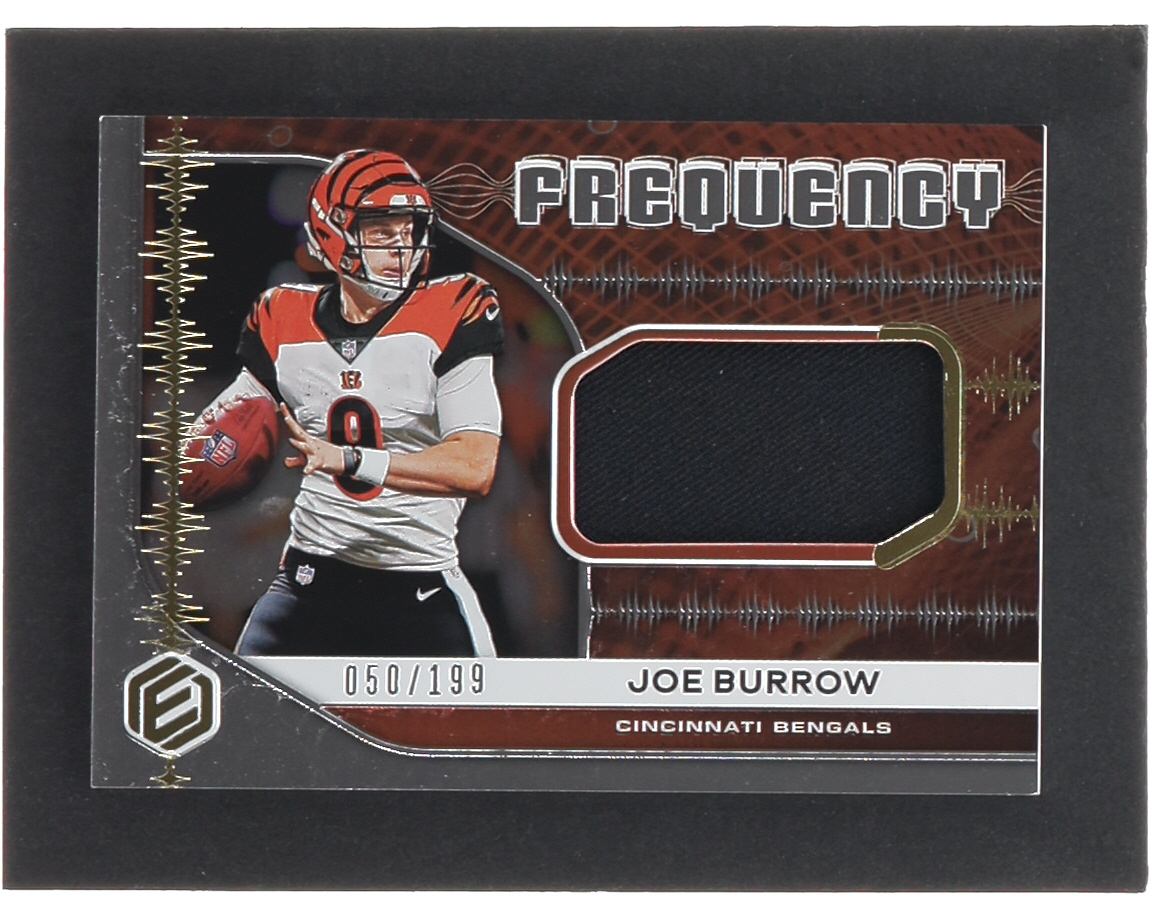 Joe Burrow 2020 Panini Elements Frequency Materials #1 #050/199 RC at PristineAuction.com Joe Burrow 2020 Panini Elements Frequency Materials #1 #050/199 RC at PristineAuction.com