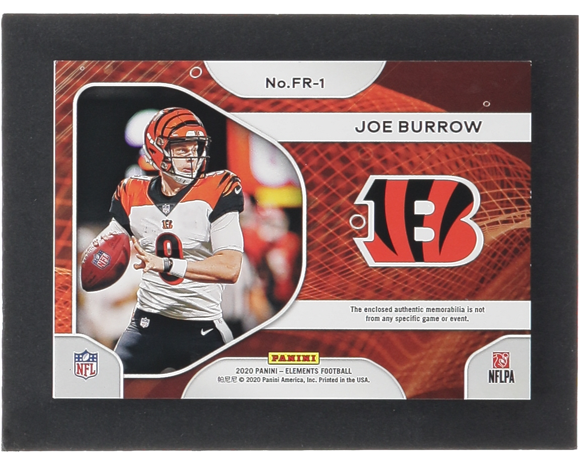 Joe Burrow 2020 Panini Elements Frequency Materials #1 #050/199 RC at PristineAuction.com Joe Burrow 2020 Panini Elements Frequency Materials #1 #050/199 RC at PristineAuction.com