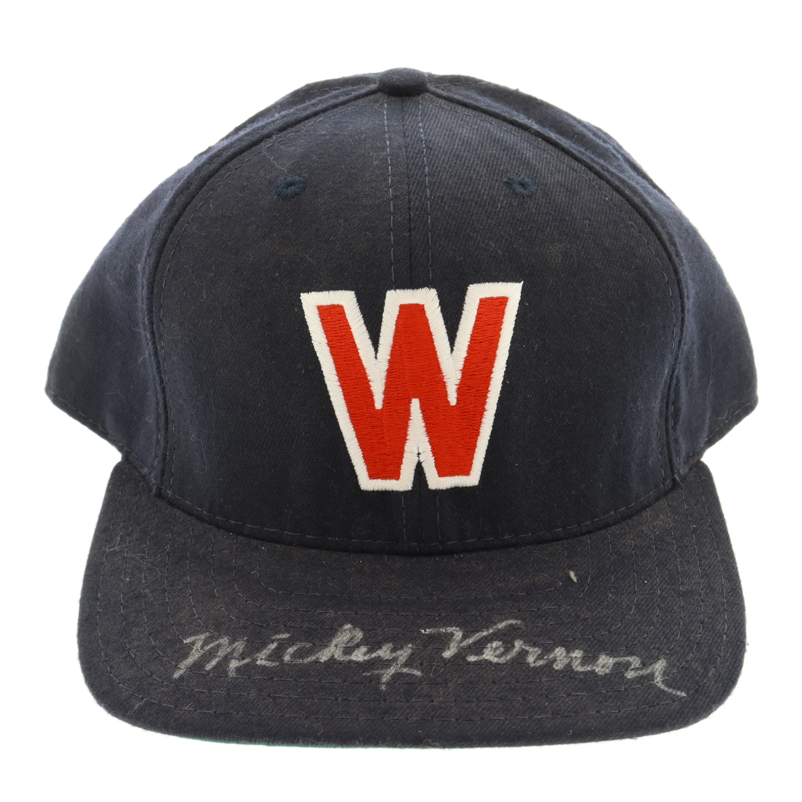 Mickey Vernon Signed Senators Logo Fitted Hat (JSA) at PristineAuction.com Mickey Vernon Signed Senators Logo Fitted Hat (JSA) at PristineAuction.com