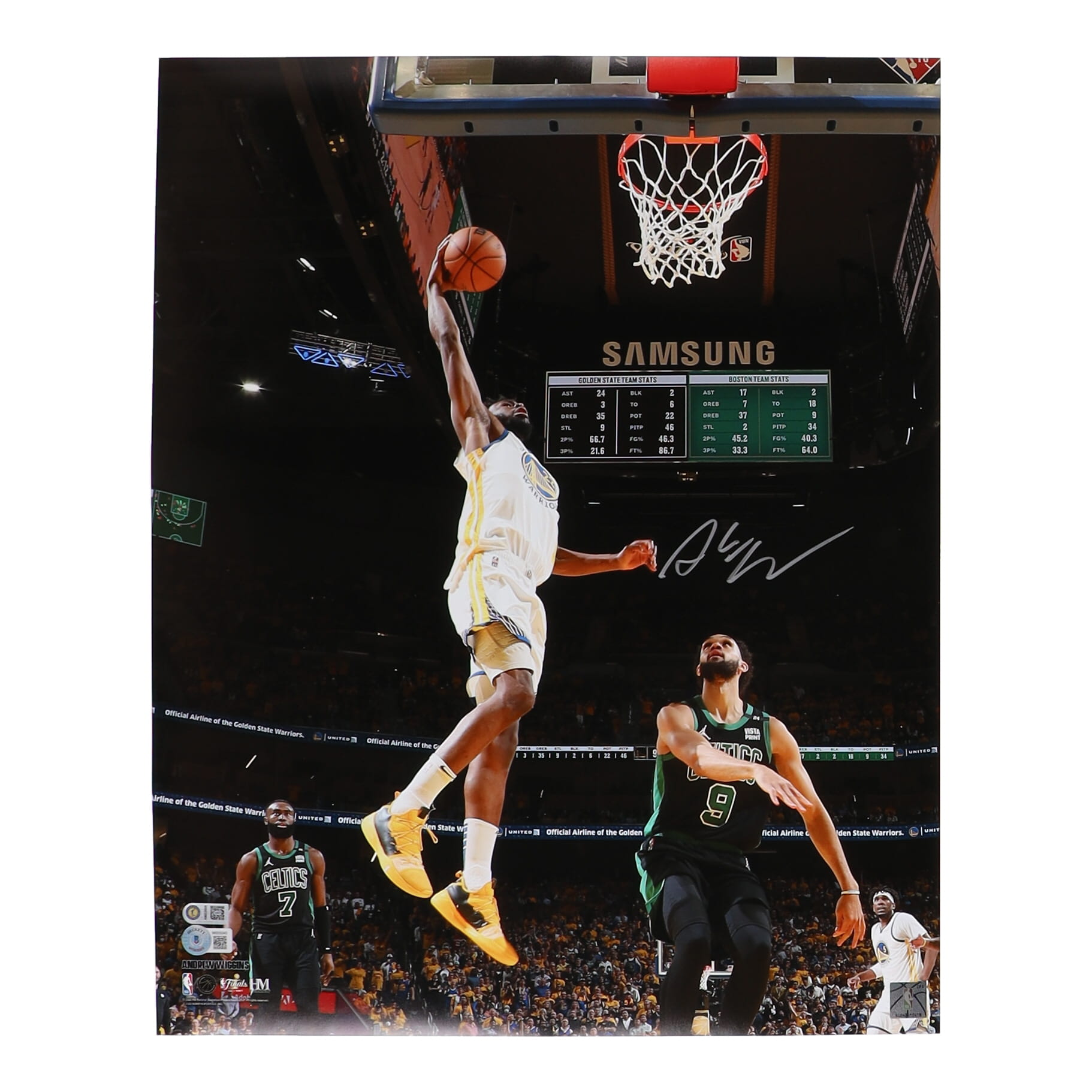 Andrew Wiggins Signed Warriors 16x20 Photo (Wiggins & Beckett) at PristineAuction.com Andrew Wiggins Signed Warriors 16x20 Photo (Wiggins & Beckett) at PristineAuction.com