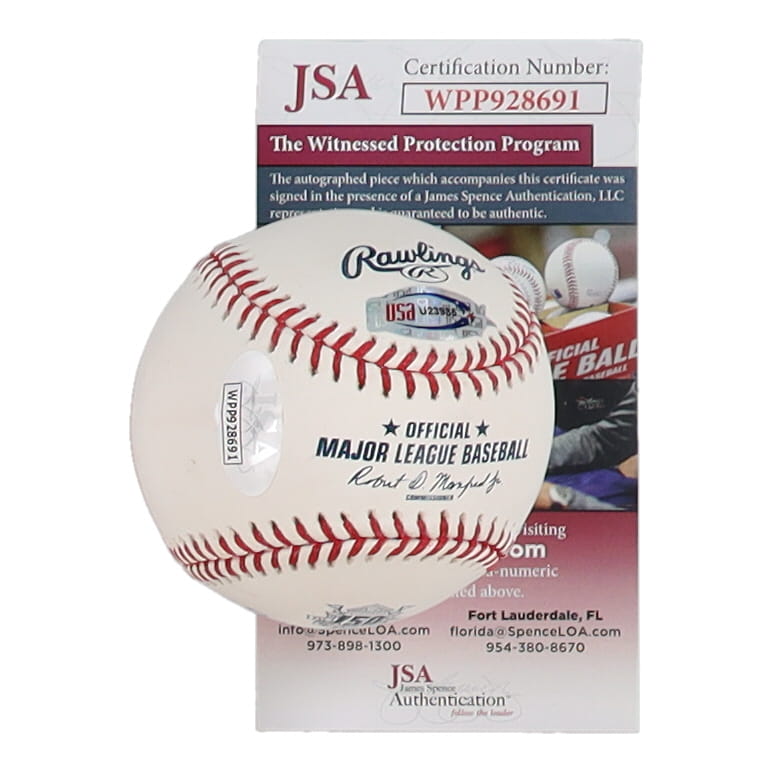 Nick Senzel Signed Reds 150th Anniversary OML Baseball (JSA & USA SM) at PristineAuction.com Nick Senzel Signed Reds 150th Anniversary OML Baseball (JSA & USA SM) at PristineAuction.com