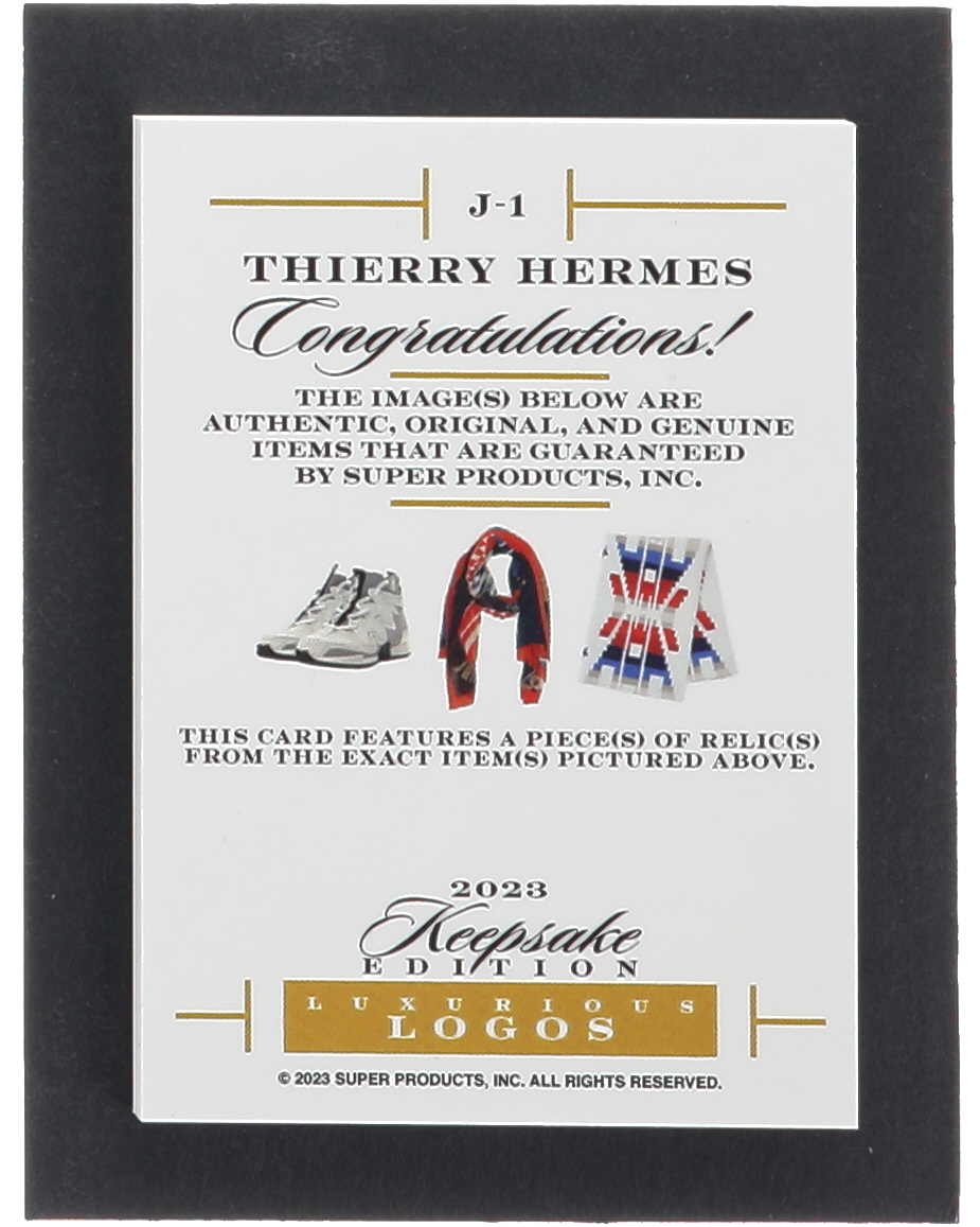 Thierry Hermes 2023 Super Break Pieces of the Past Keepsake Edition Luxurious Logos #JUMBO1 at PristineAuction.com Thierry Hermes 2023 Super Break Pieces of the Past Keepsake Edition Luxurious Logos #JUMBO1 at PristineAuction.com