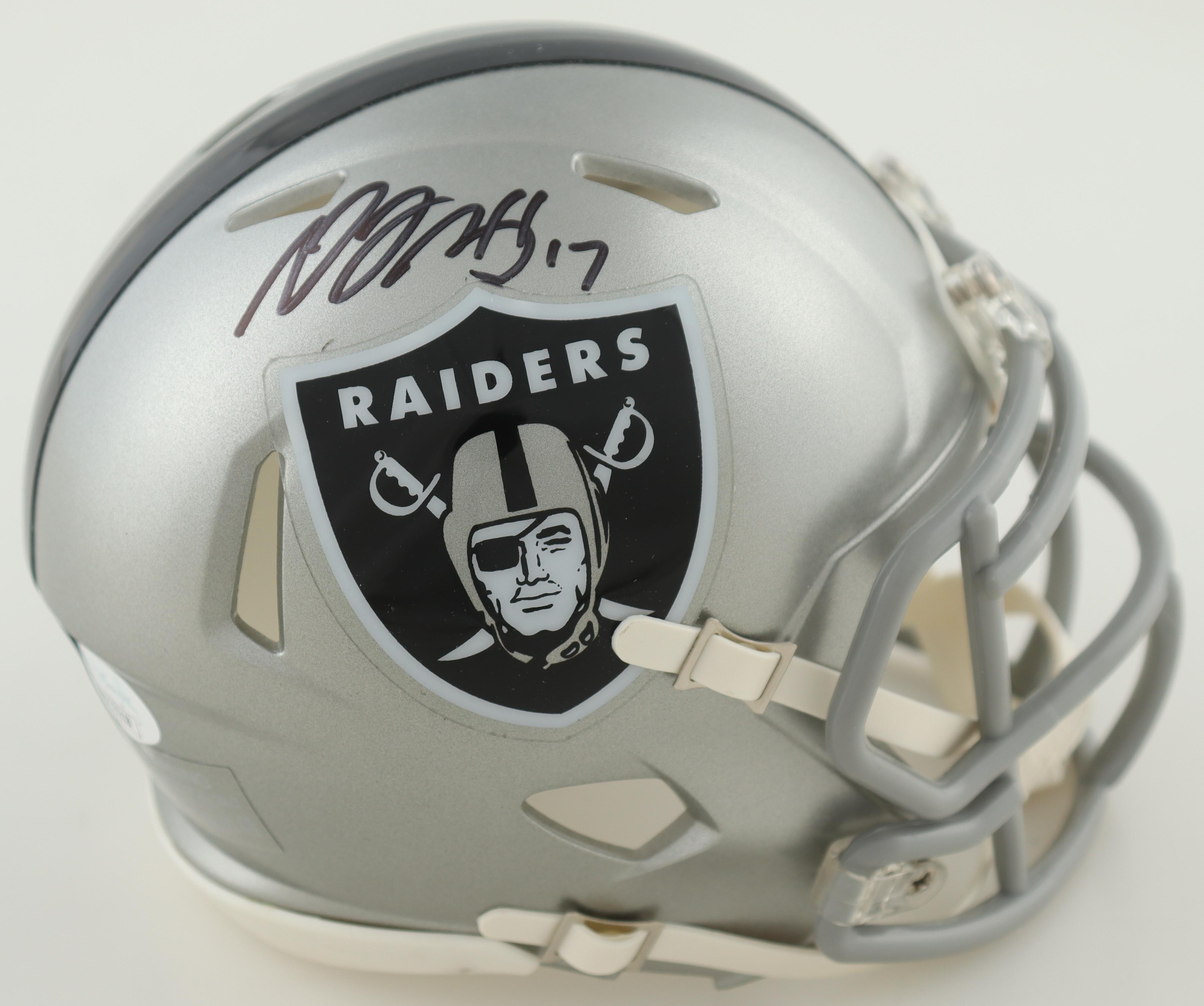 Davante Adams Signed Raiders Speed Mini Helmet (JSA) at PristineAuction.com Davante Adams Signed Raiders Speed Mini Helmet (JSA) at PristineAuction.com