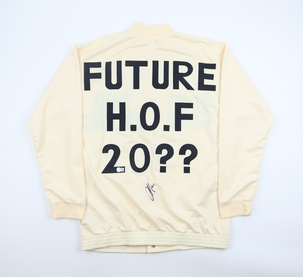 Chad "Ochocinco" Johnson Signed Jacket (Beckett) at PristineAuction.com Chad "Ochocinco" Johnson Signed Jacket (Beckett) at PristineAuction.com