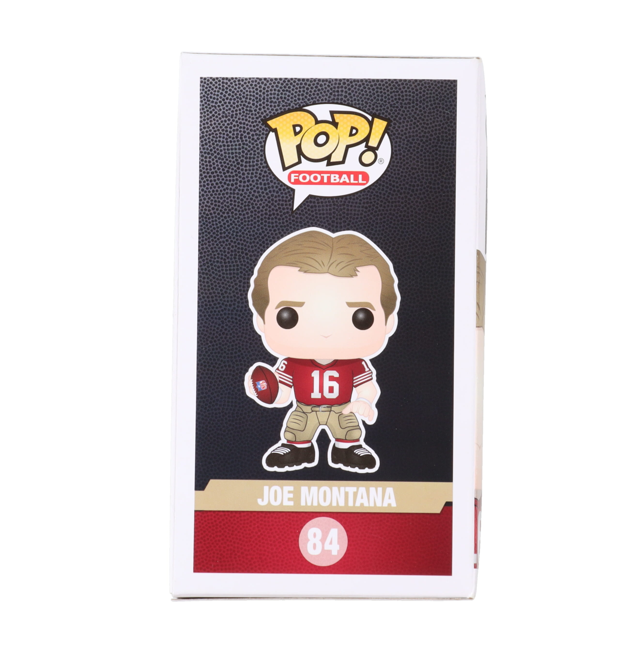 Joe Montana Signed 49ers #84 Funko Pop! Vinyl Figure (Fanatics) at PristineAuction.com Joe Montana Signed 49ers #84 Funko Pop! Vinyl Figure (Fanatics) at PristineAuction.com