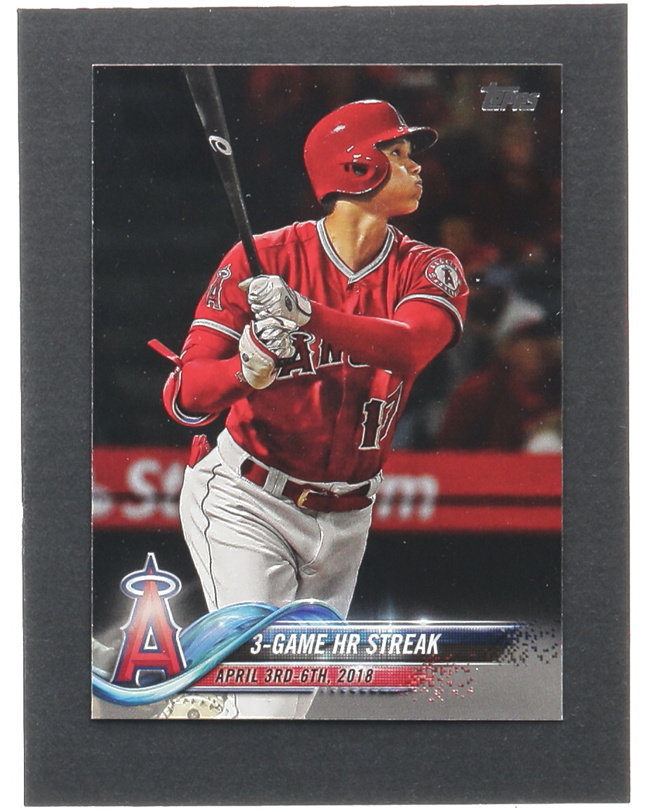 Shohei Ohtani 2018 Topps Update #US189 HL RC at PristineAuction.com Shohei Ohtani 2018 Topps Update #US189 HL RC at PristineAuction.com