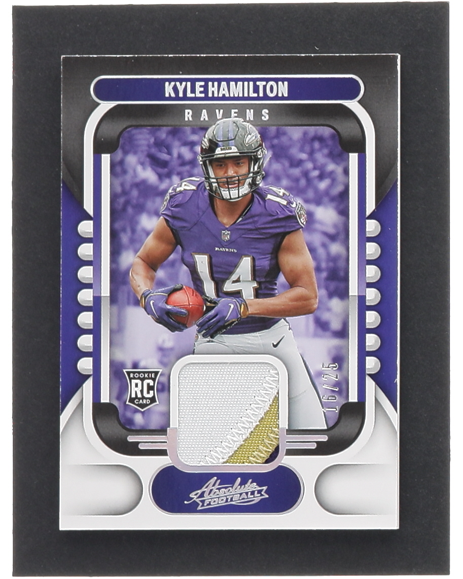 Kyle Hamilton 2022 Absolute Absolute Rookie Materials Holo Silver #38 #16/25 at PristineAuction.com Kyle Hamilton 2022 Absolute Absolute Rookie Materials Holo Silver #38 #16/25 at PristineAuction.com