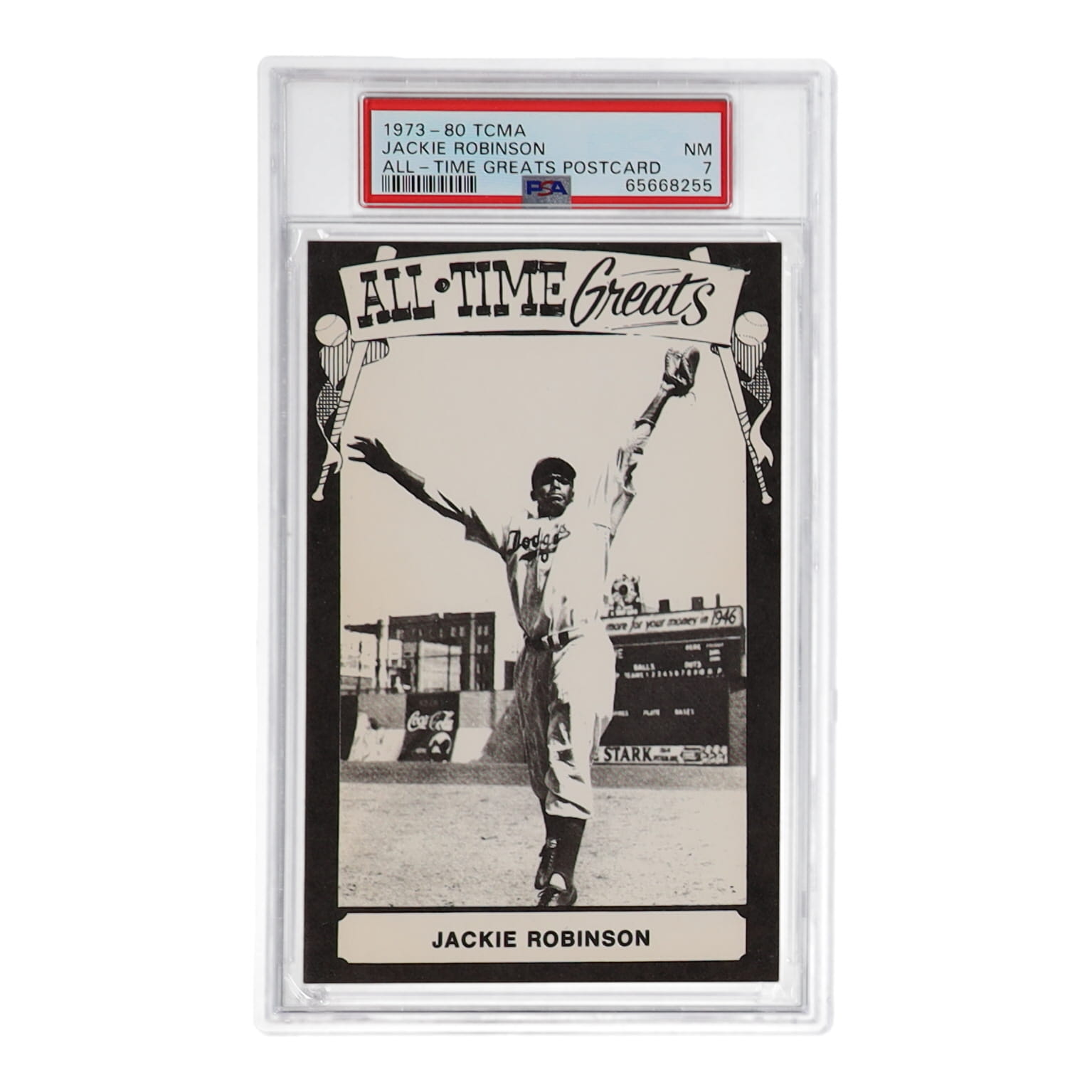 Jackie Robinson 1973-79 TCMA All-Time Greats #66 (PSA 7) at PristineAuction.com Jackie Robinson 1973-79 TCMA All-Time Greats #66 (PSA 7) at PristineAuction.com