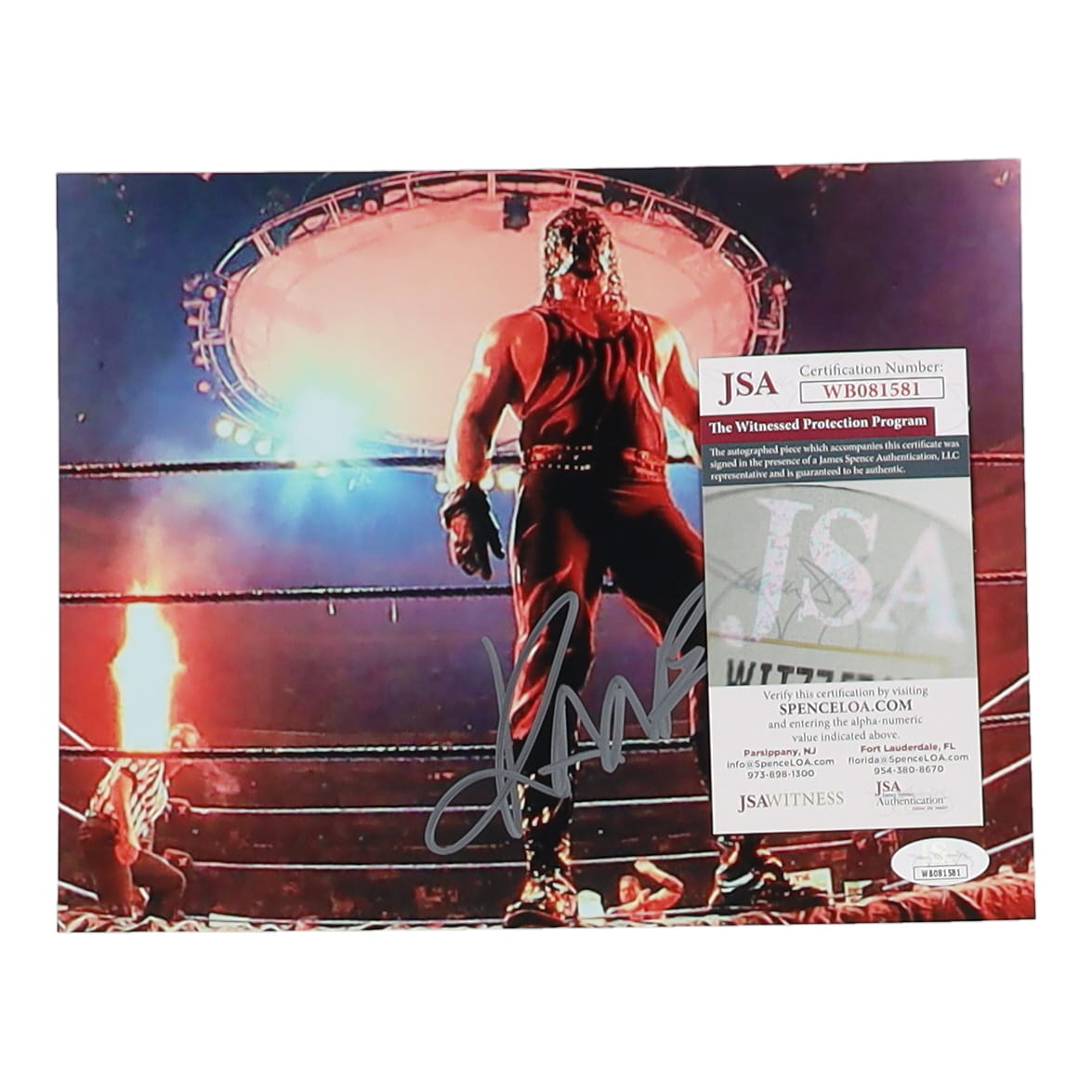Kane Signed WWE 8x10 Photo (JSA) at PristineAuction.com Kane Signed WWE 8x10 Photo (JSA) at PristineAuction.com