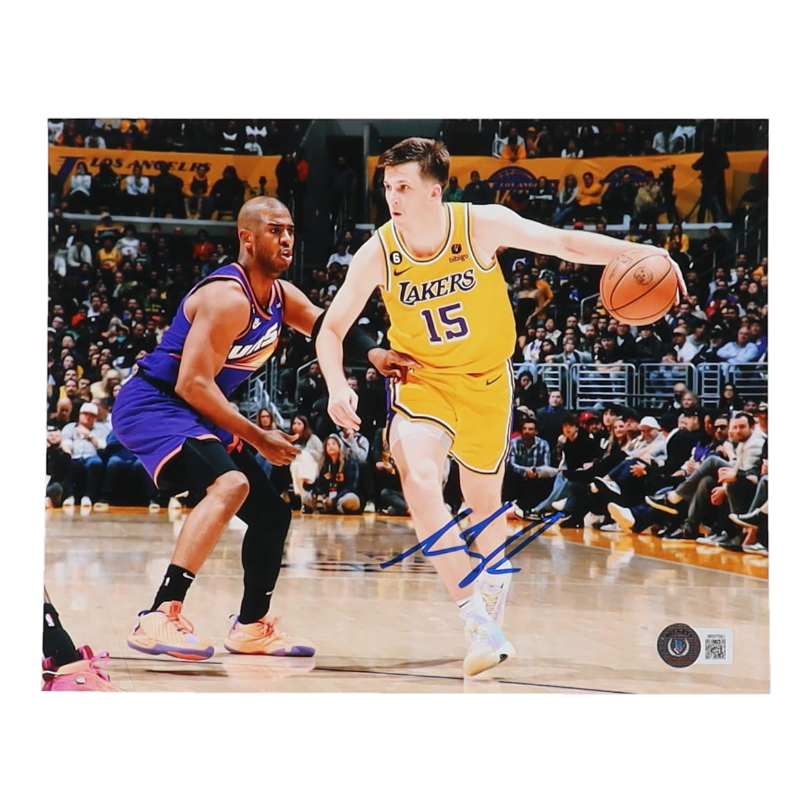 Austin Reeves Signed Lakers 8x10 Photo (Beckett) at PristineAuction.com Austin Reeves Signed Lakers 8x10 Photo (Beckett) at PristineAuction.com