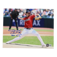 Shane Bieber Signed Guardians 8x10 Photo Inscribed "2020 AL CY" (Beckett) at PristineAuction.com