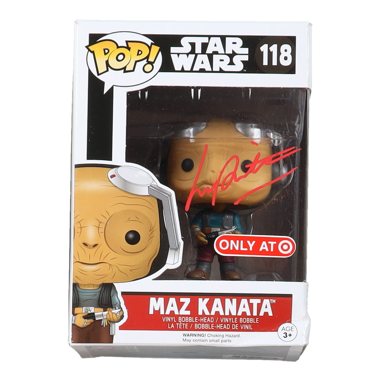 Lupita Nyong'O Signed "STAR WARS" #108 Maz Kanata Funko Pop! Vinyl Bobble-Head (Beckett) at PristineAuction.com Lupita Nyong'O Signed "STAR WARS" #108 Maz Kanata Funko Pop! Vinyl Bobble-Head (Beckett) at PristineAuction.com
