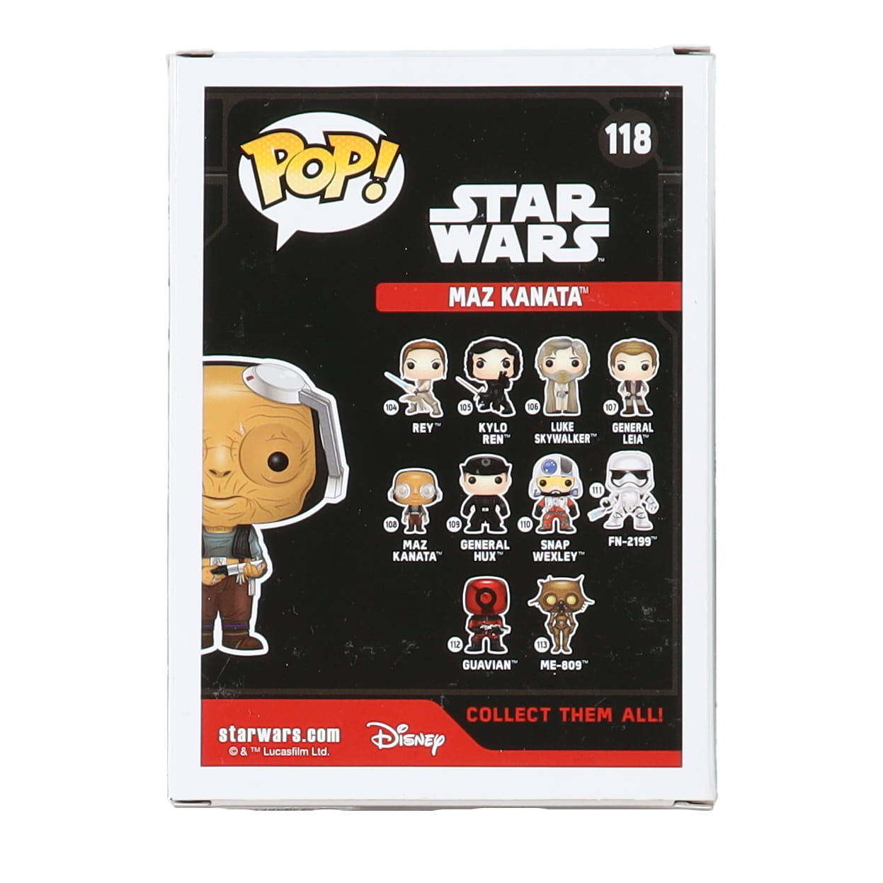 Lupita Nyong'O Signed "STAR WARS" #108 Maz Kanata Funko Pop! Vinyl Bobble-Head (Beckett) at PristineAuction.com Lupita Nyong'O Signed "STAR WARS" #108 Maz Kanata Funko Pop! Vinyl Bobble-Head (Beckett) at PristineAuction.com