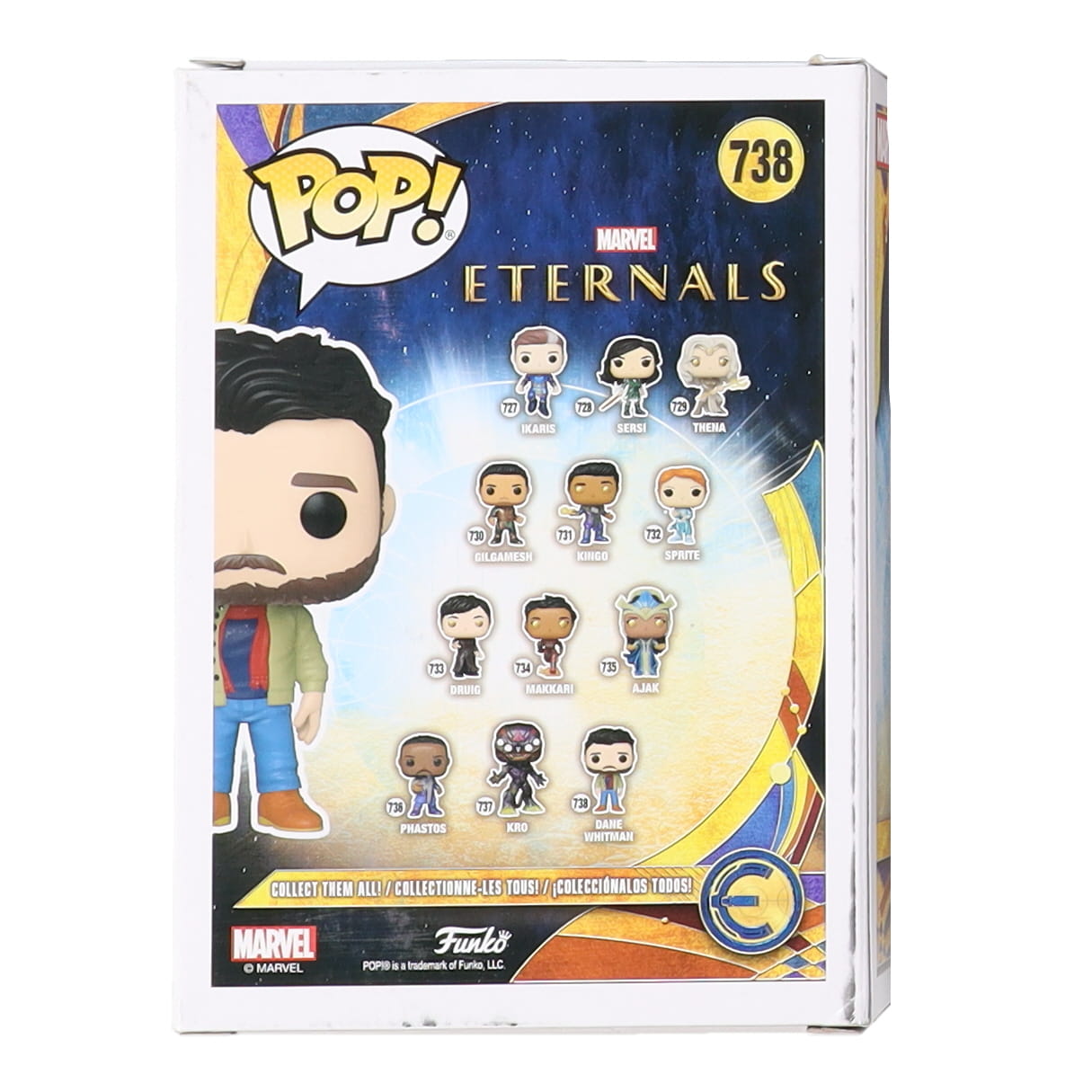 Kit Harington Signed "Eternals" #738 Dane Whitman Funko Pop! Figure (Beckett) at PristineAuction.com Kit Harington Signed "Eternals" #738 Dane Whitman Funko Pop! Figure (Beckett) at PristineAuction.com