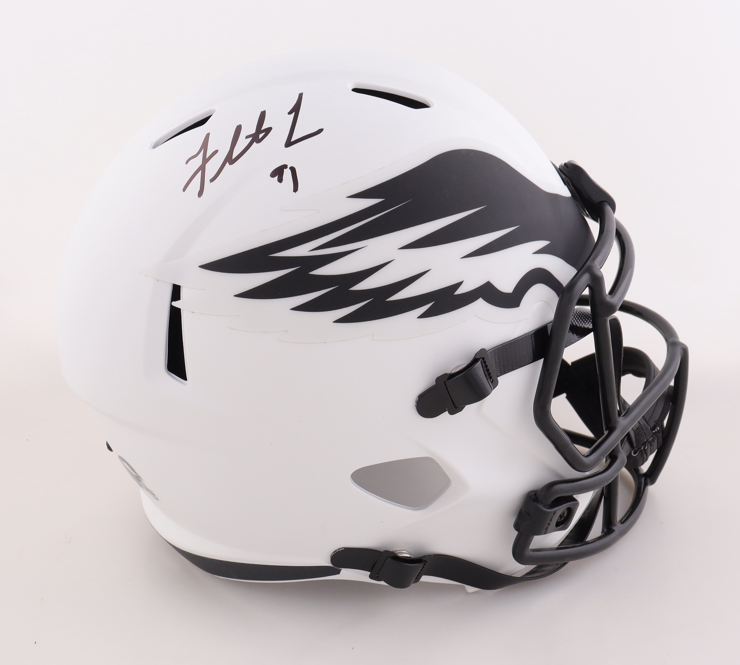 Fletcher Cox Signed Eagles Full-Size Lunar Eclipse Alternate Speed Helmet (Beckett) at PristineAuction.com Fletcher Cox Signed Eagles Full-Size Lunar Eclipse Alternate Speed Helmet (Beckett) at PristineAuction.com