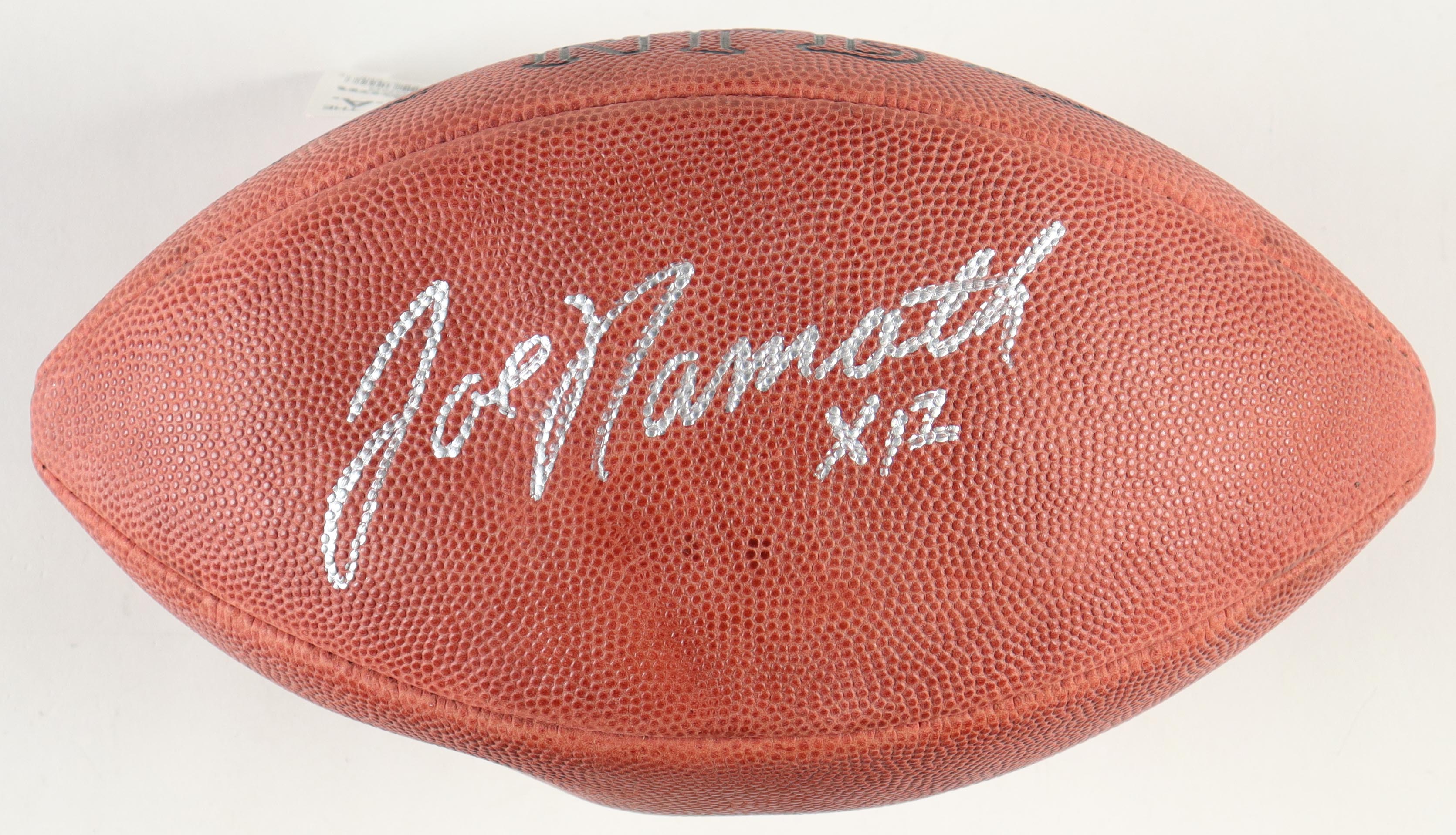 Joe Namath Signed NFL Leather Game Ball Football In Display Case (PSA) at PristineAuction.com Joe Namath Signed NFL Leather Game Ball Football In Display Case (PSA) at PristineAuction.com