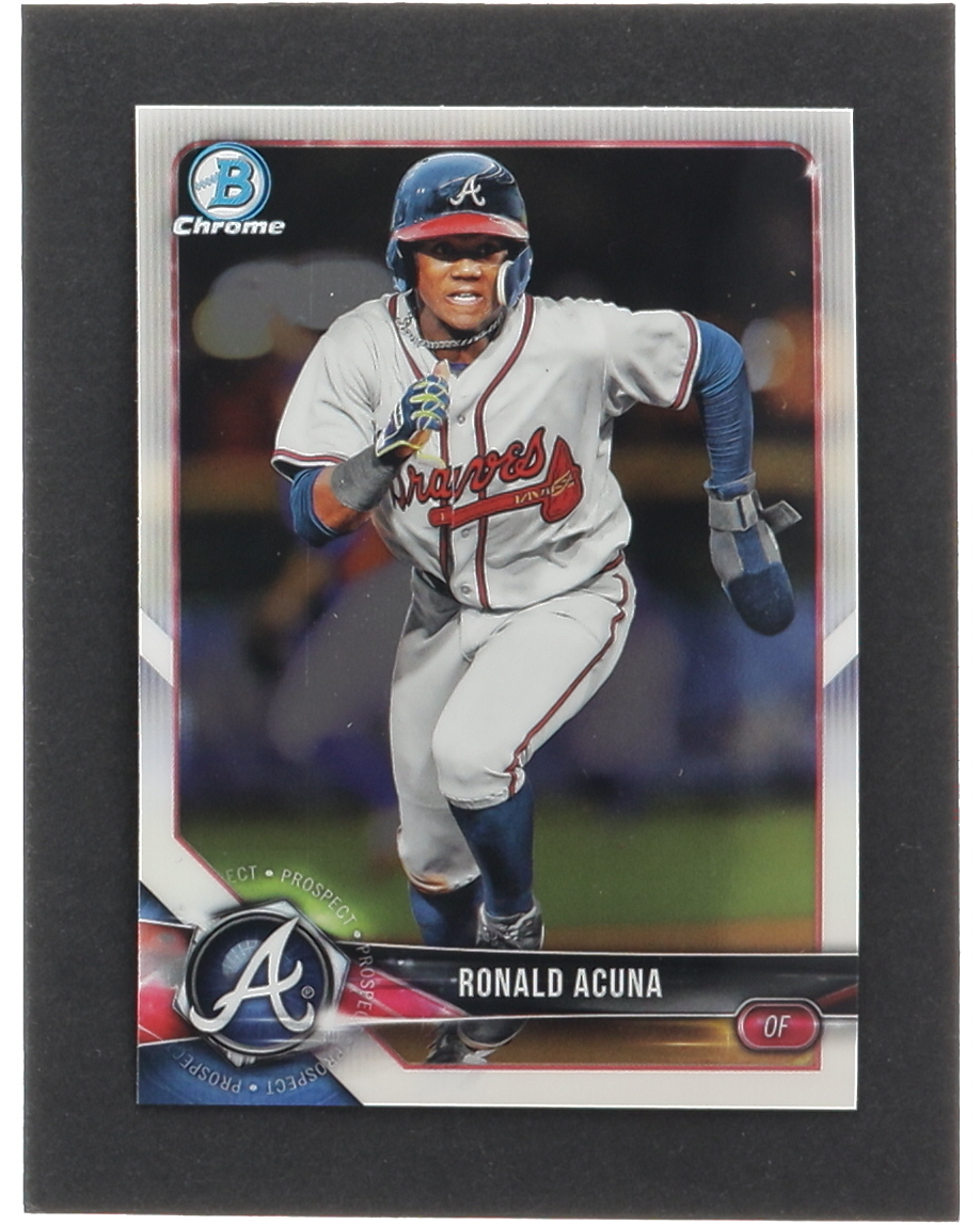 Ronald Acuna Jr. 2018 Bowman Chrome Prospects #BCP1 at PristineAuction.com Ronald Acuna Jr. 2018 Bowman Chrome Prospects #BCP1 at PristineAuction.com